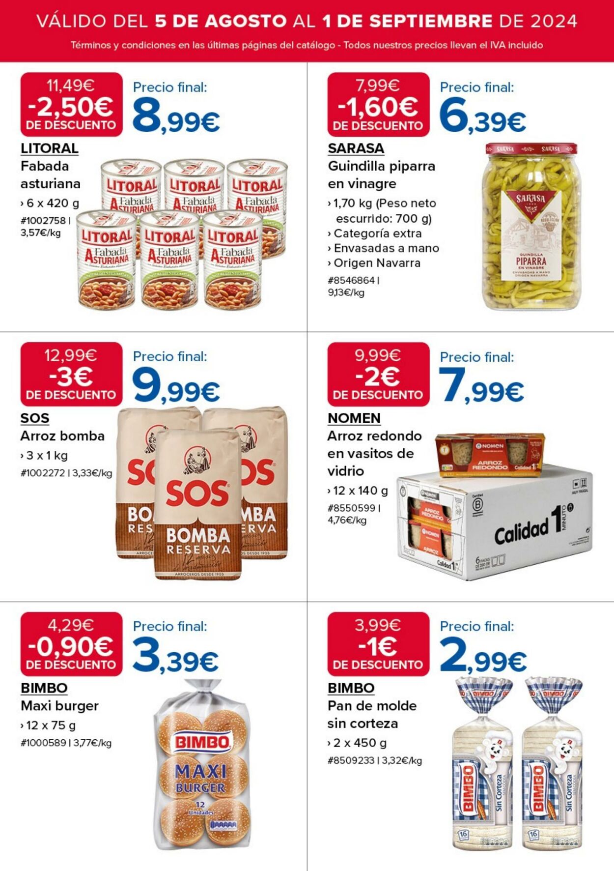 Folleto Costco 05.08.2024 - 01.09.2024