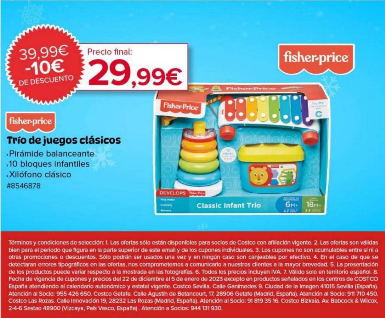 Folleto Costco 22.12.2022 - 05.01.2023