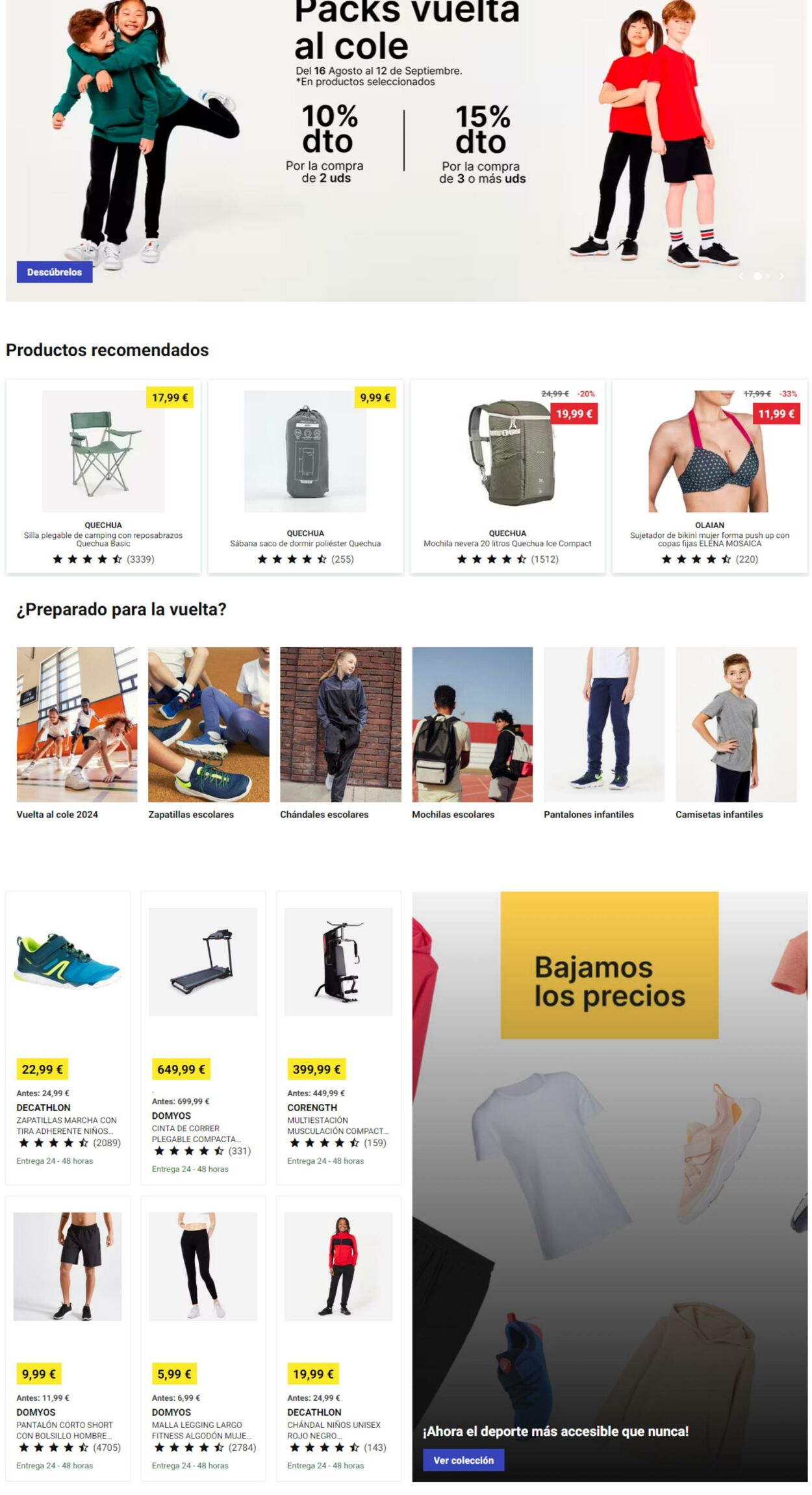 Folleto Decathlon 16.08.2024 - 12.09.2024