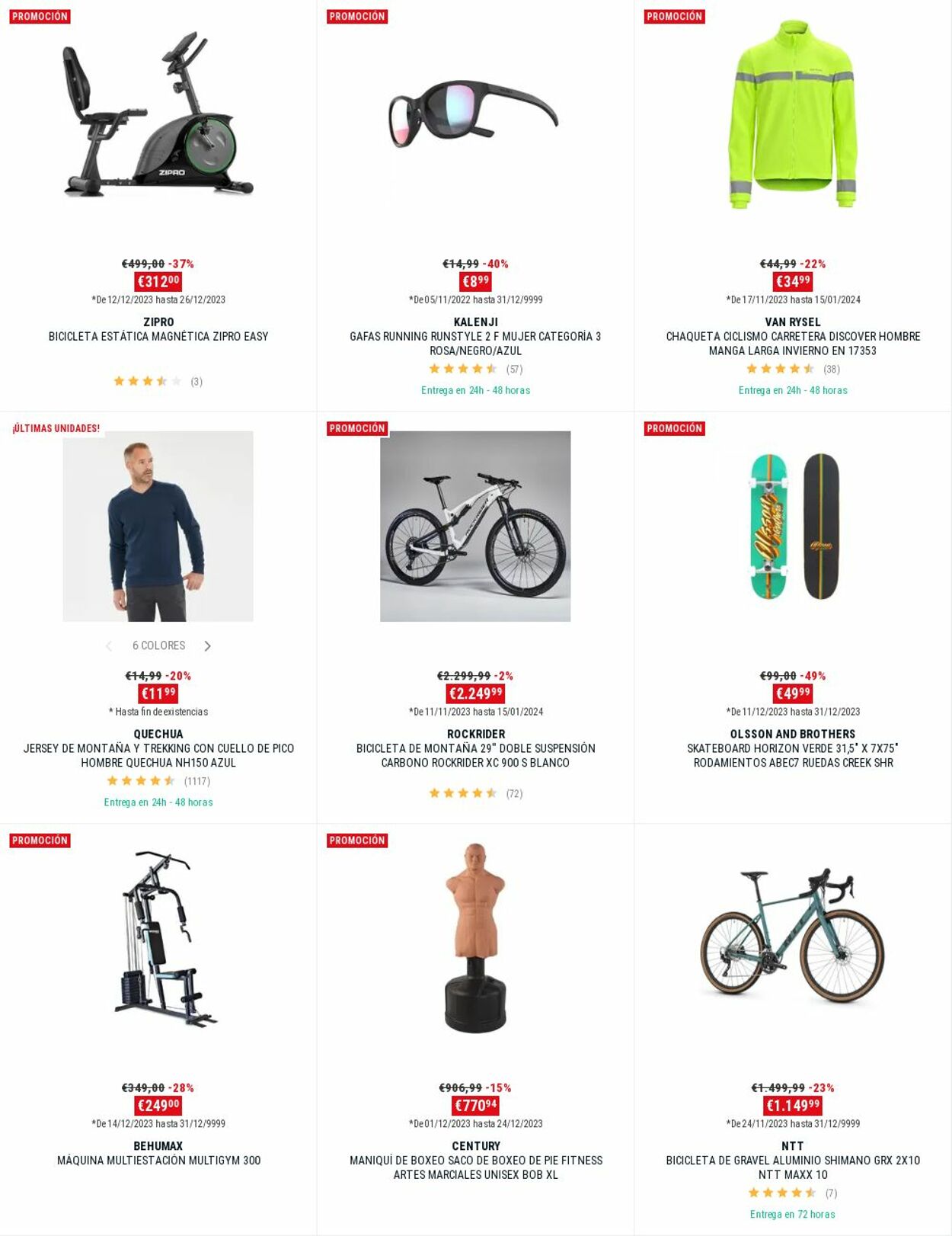 Folleto Decathlon 18.12.2023 - 24.12.2023