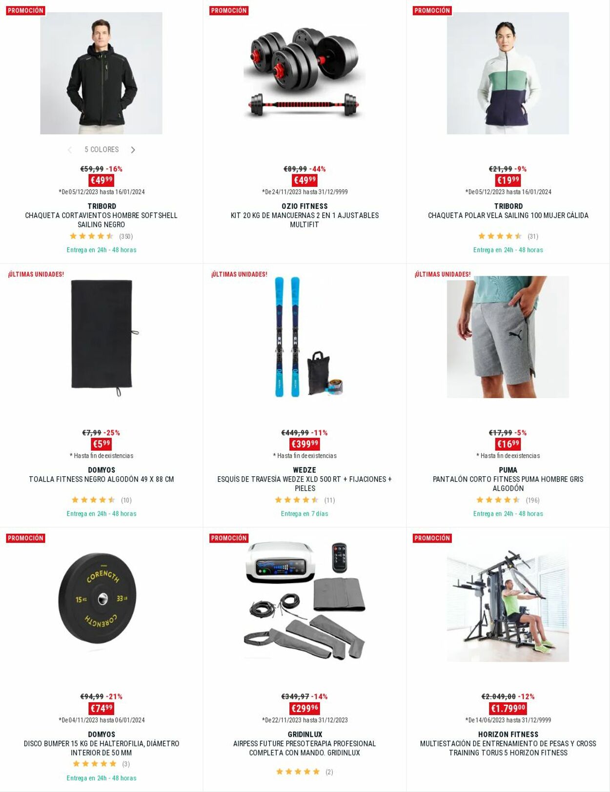 Folleto Decathlon 18.12.2023 - 24.12.2023