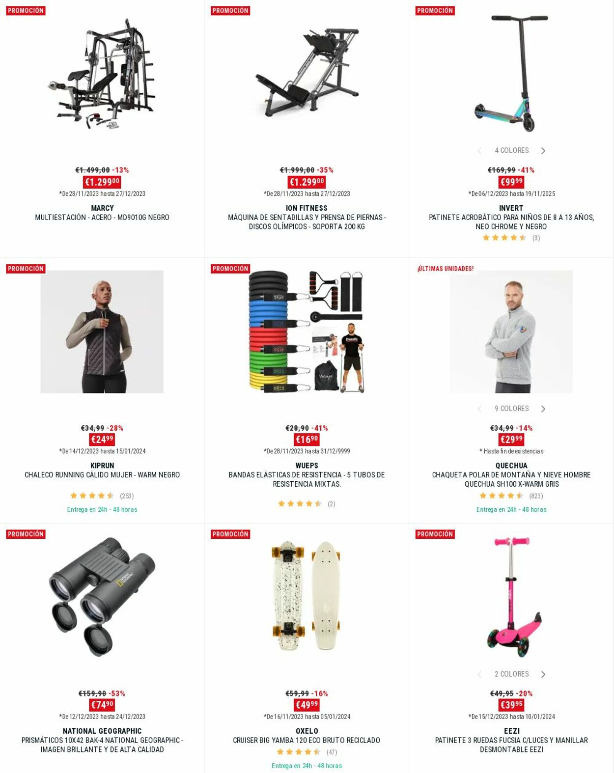 Folleto Decathlon 18.12.2023 - 24.12.2023