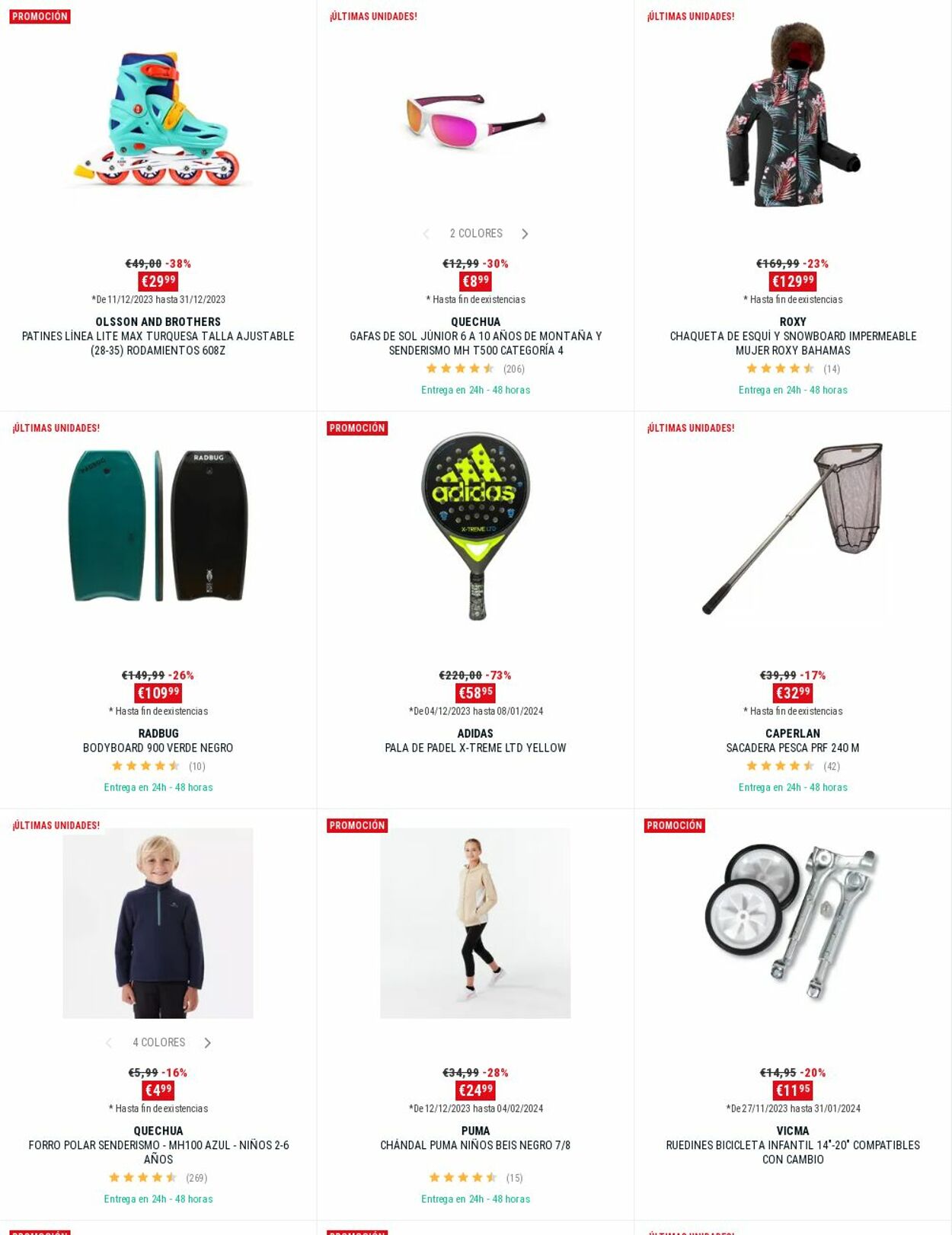 Folleto Decathlon 18.12.2023 - 24.12.2023