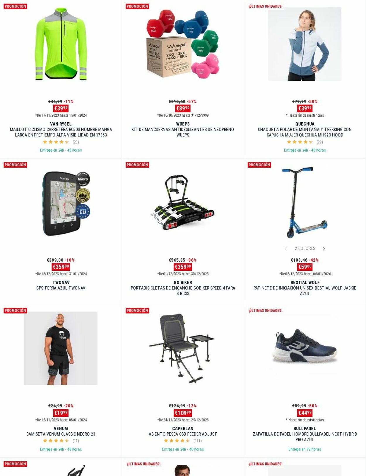 Folleto Decathlon 18.12.2023 - 24.12.2023