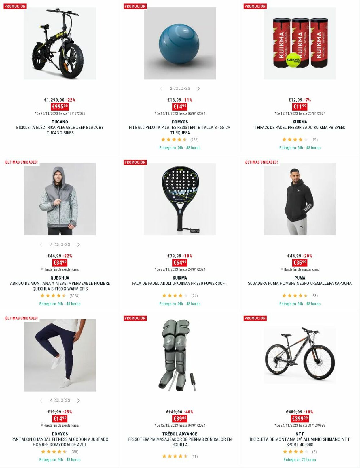 Folleto Decathlon 18.12.2023 - 24.12.2023