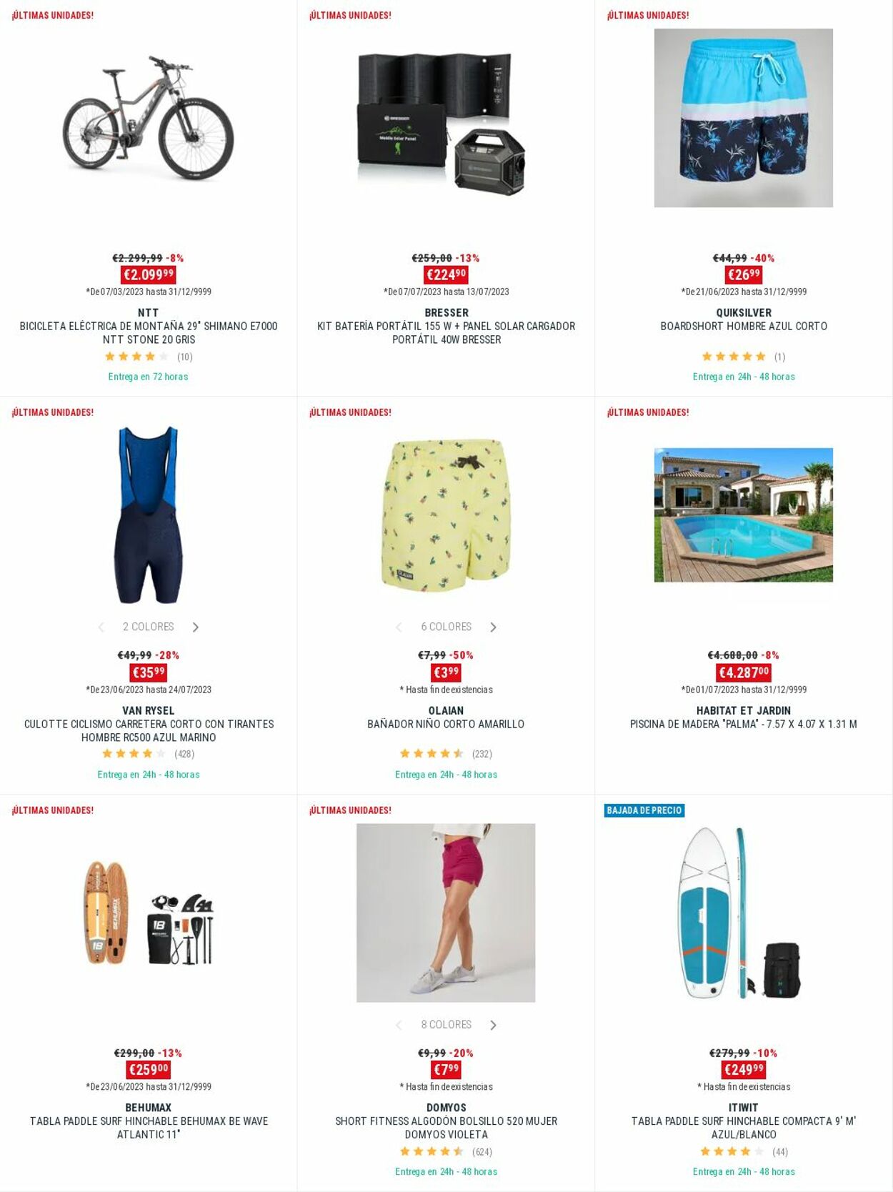 Folleto Decathlon 24.07.2023 - 09.08.2023