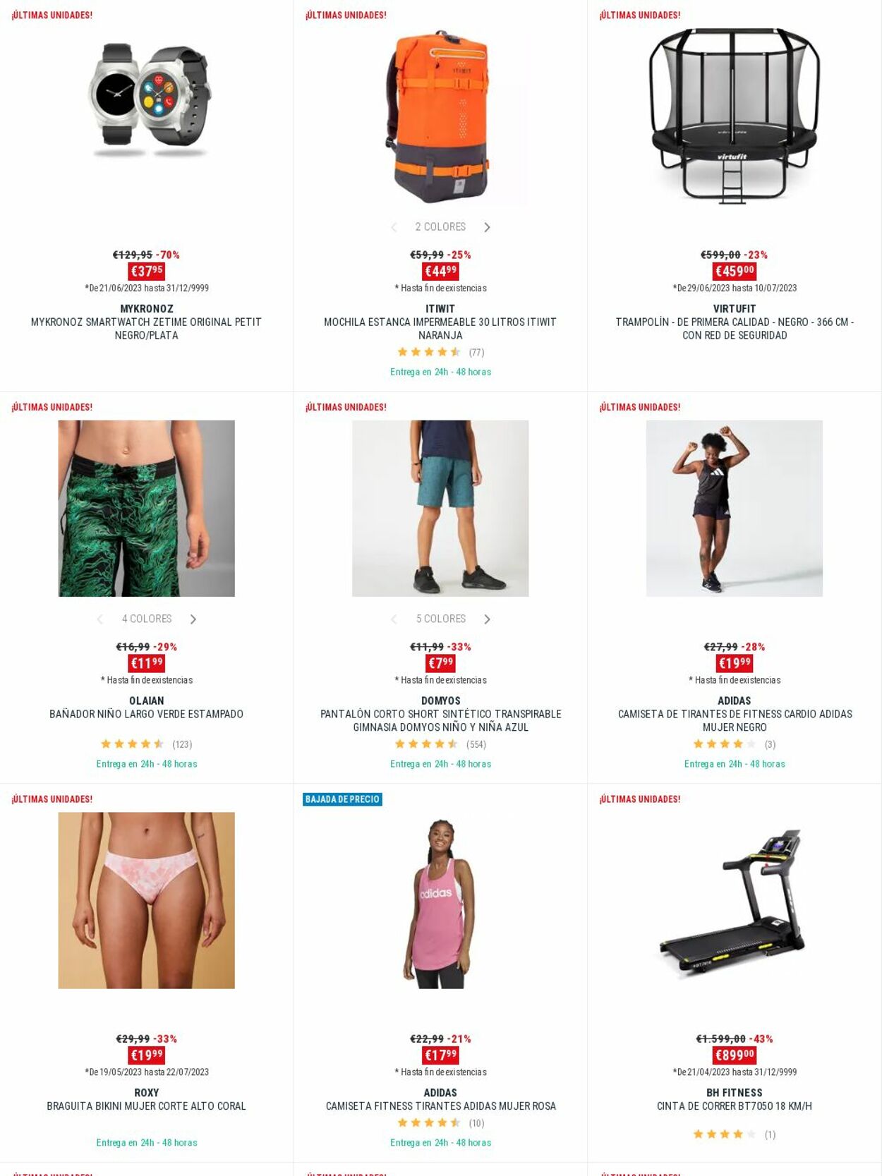 Folleto Decathlon 24.07.2023 - 09.08.2023