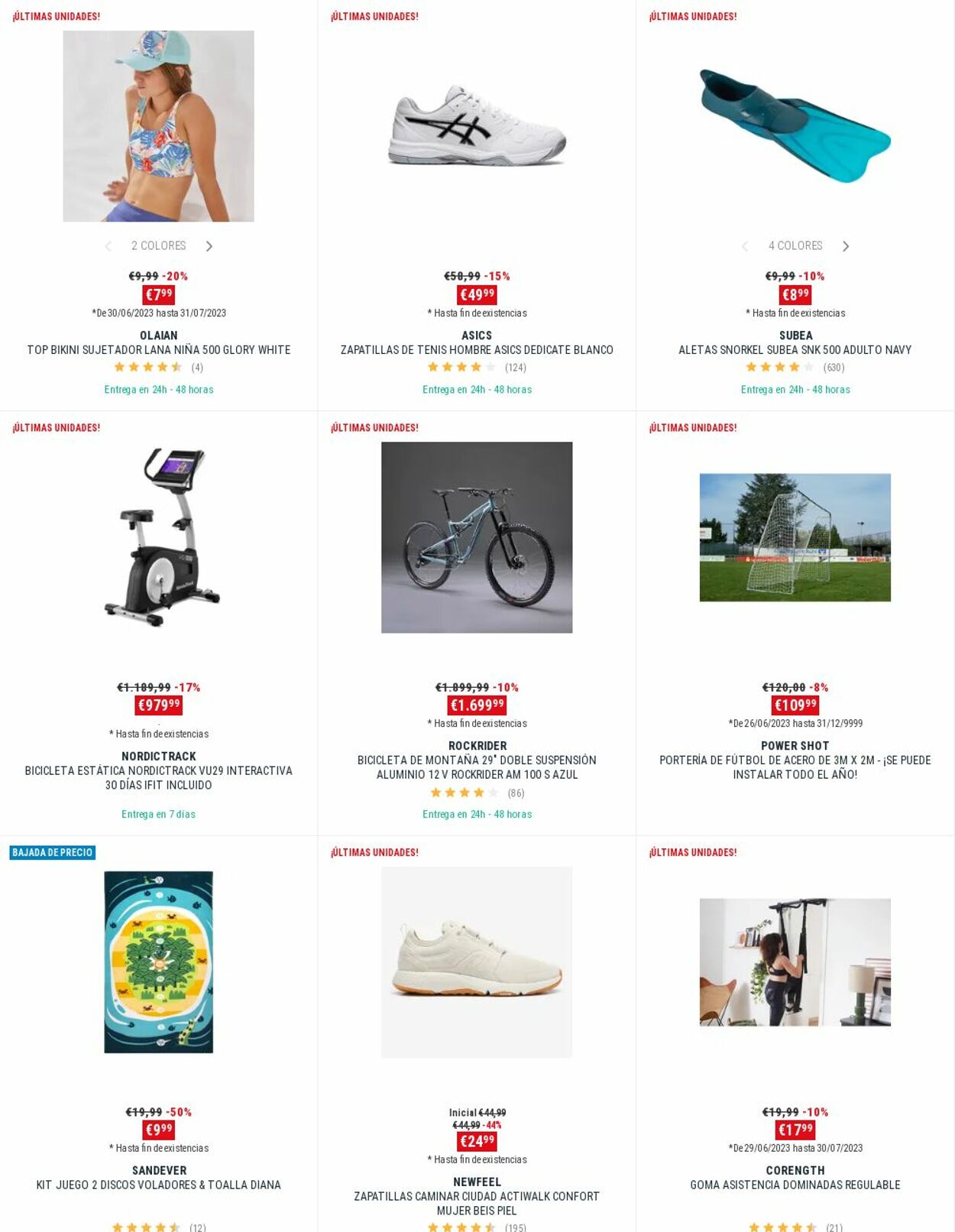 Folleto Decathlon 24.07.2023 - 09.08.2023