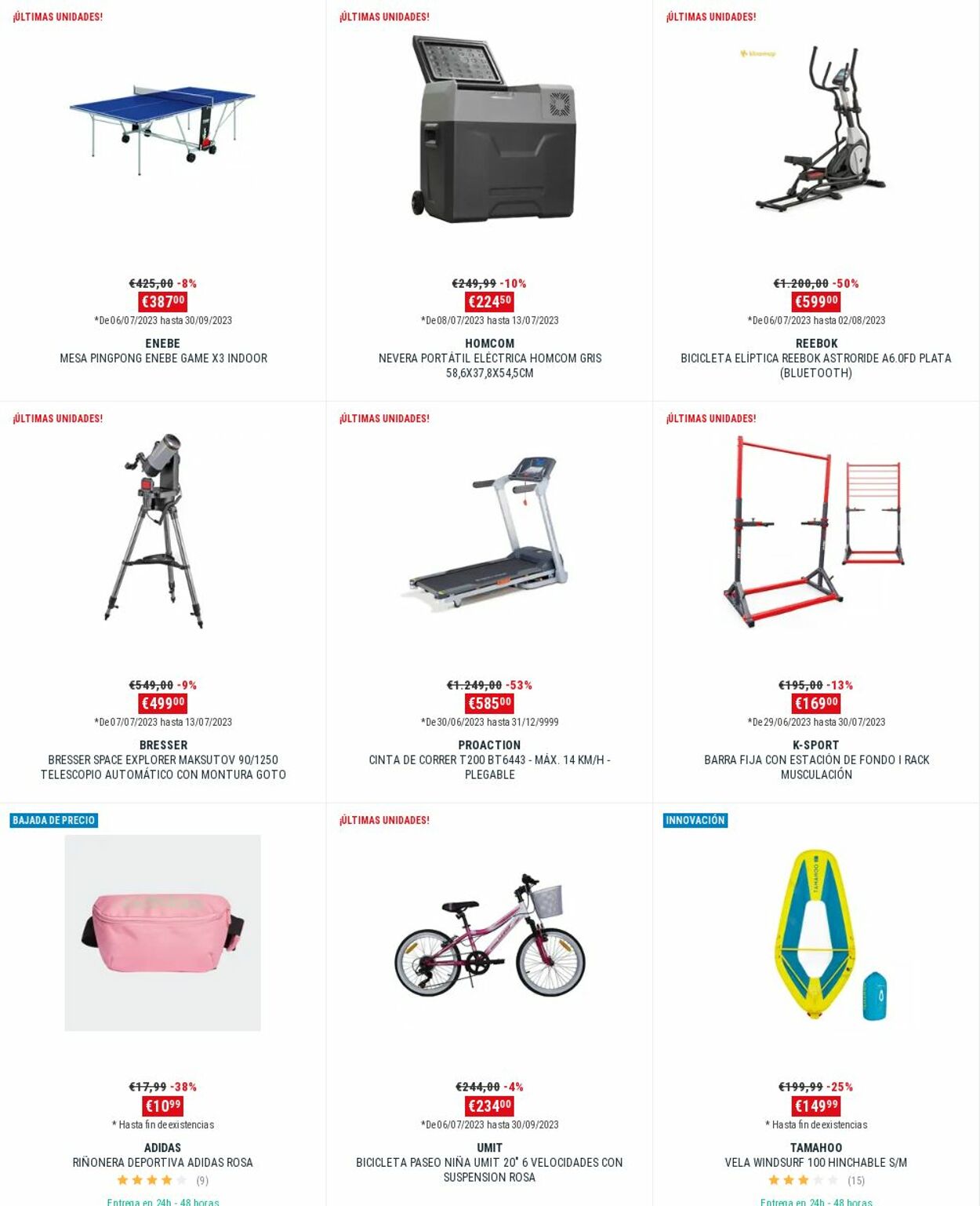 Folleto Decathlon 24.07.2023 - 09.08.2023