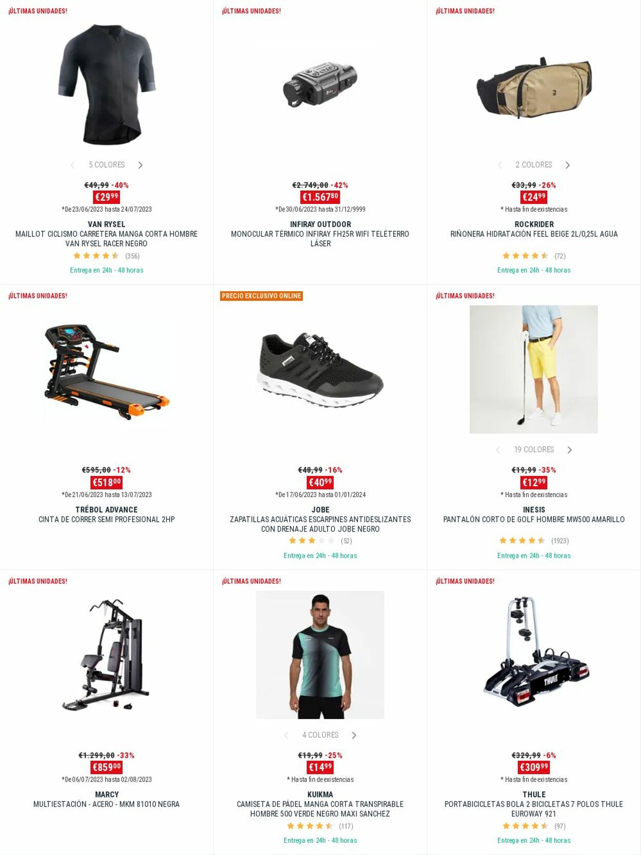 Folleto Decathlon 24.07.2023 - 09.08.2023