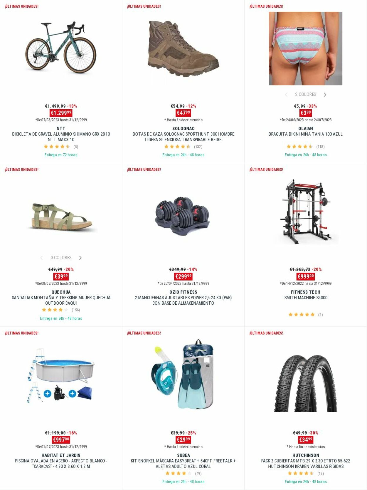 Folleto Decathlon 24.07.2023 - 09.08.2023