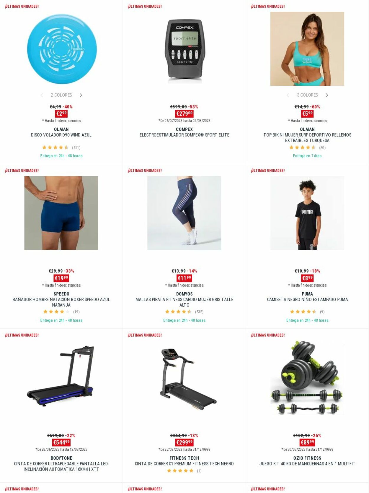 Folleto Decathlon 24.07.2023 - 09.08.2023