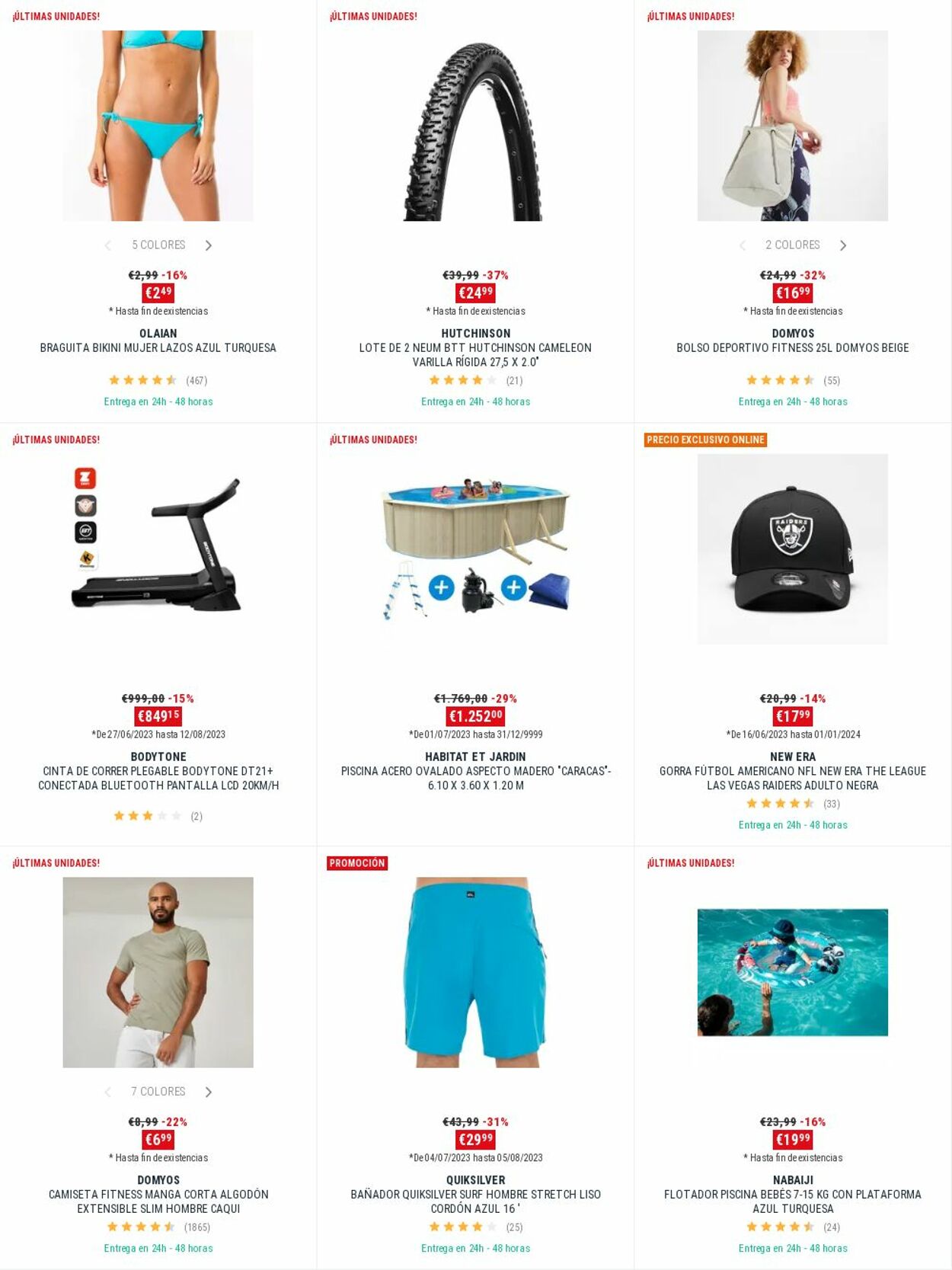 Folleto Decathlon 24.07.2023 - 09.08.2023