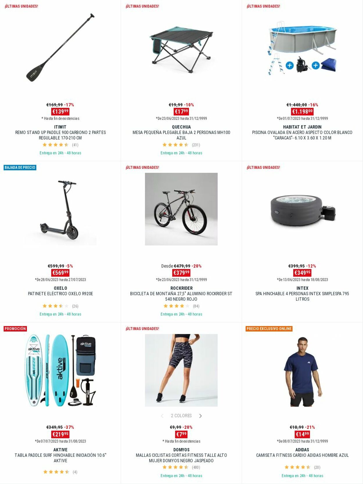 Folleto Decathlon 24.07.2023 - 09.08.2023