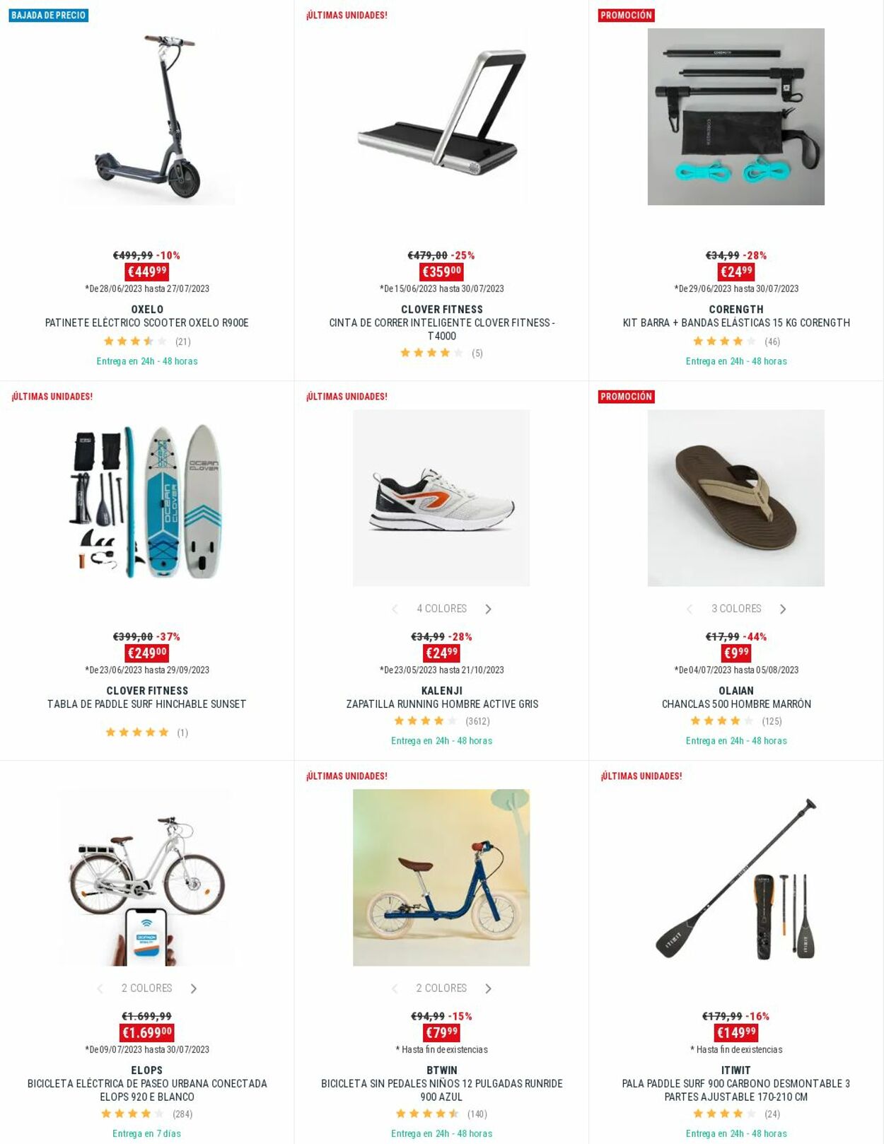 Folleto Decathlon 24.07.2023 - 09.08.2023