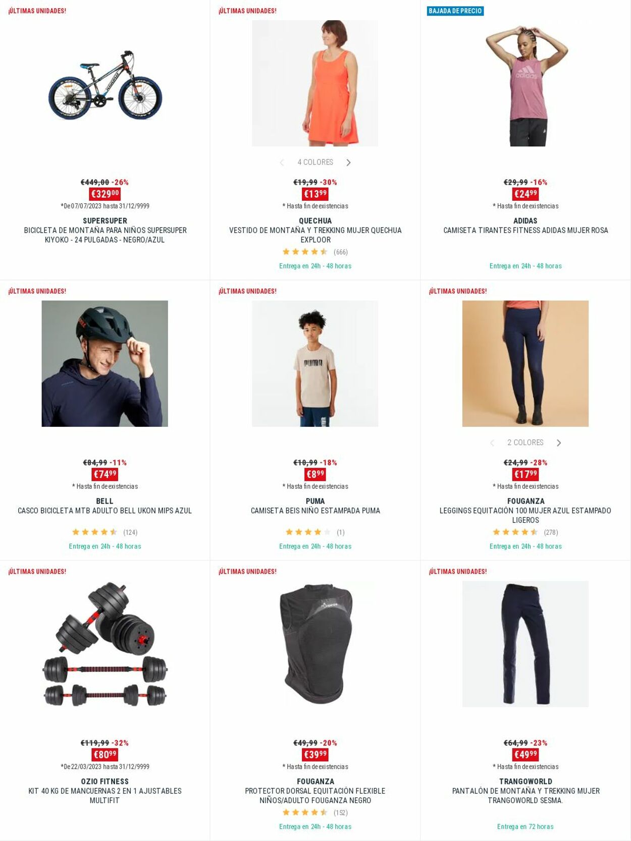 Folleto Decathlon 24.07.2023 - 09.08.2023