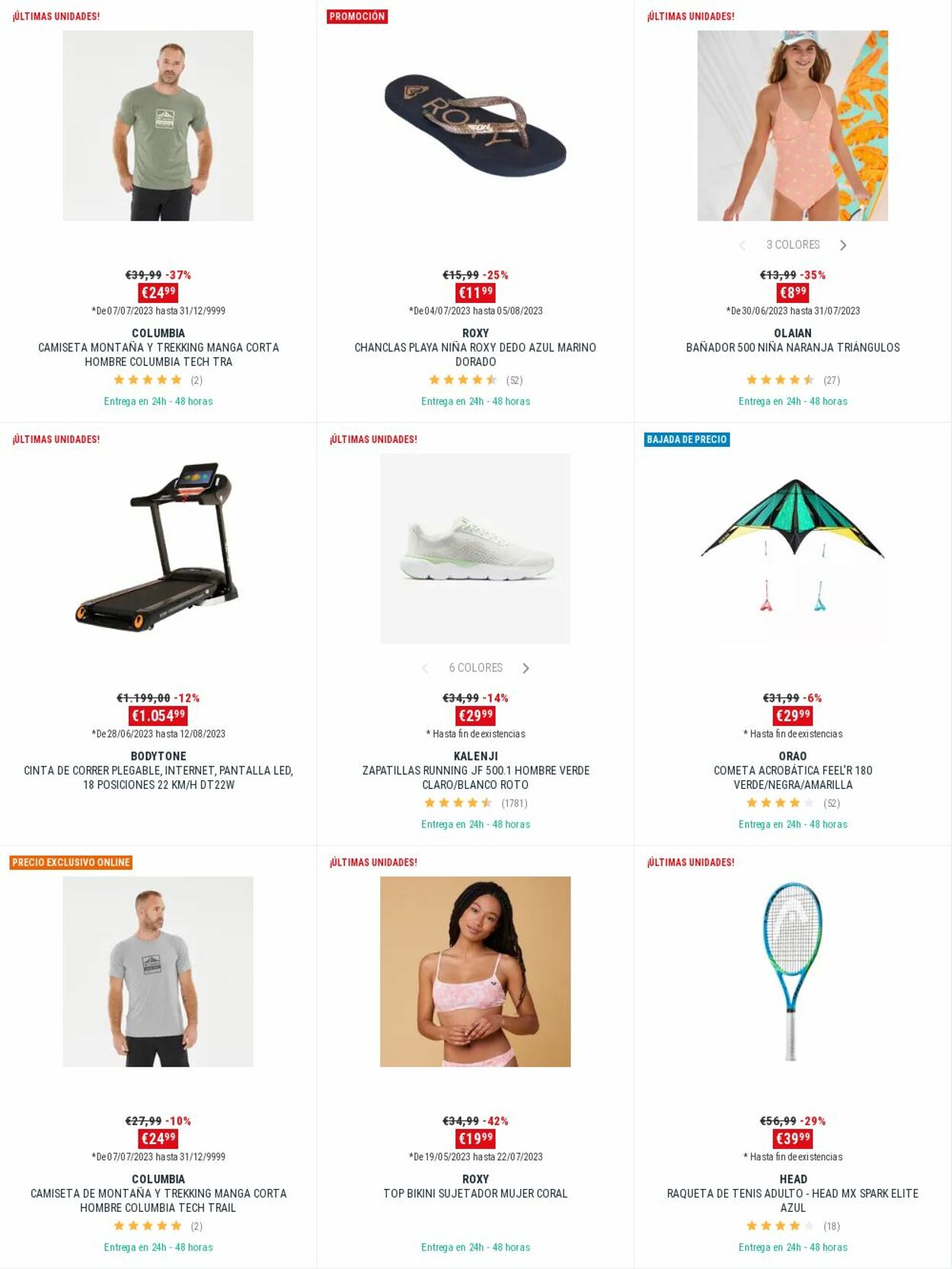 Folleto Decathlon 24.07.2023 - 09.08.2023