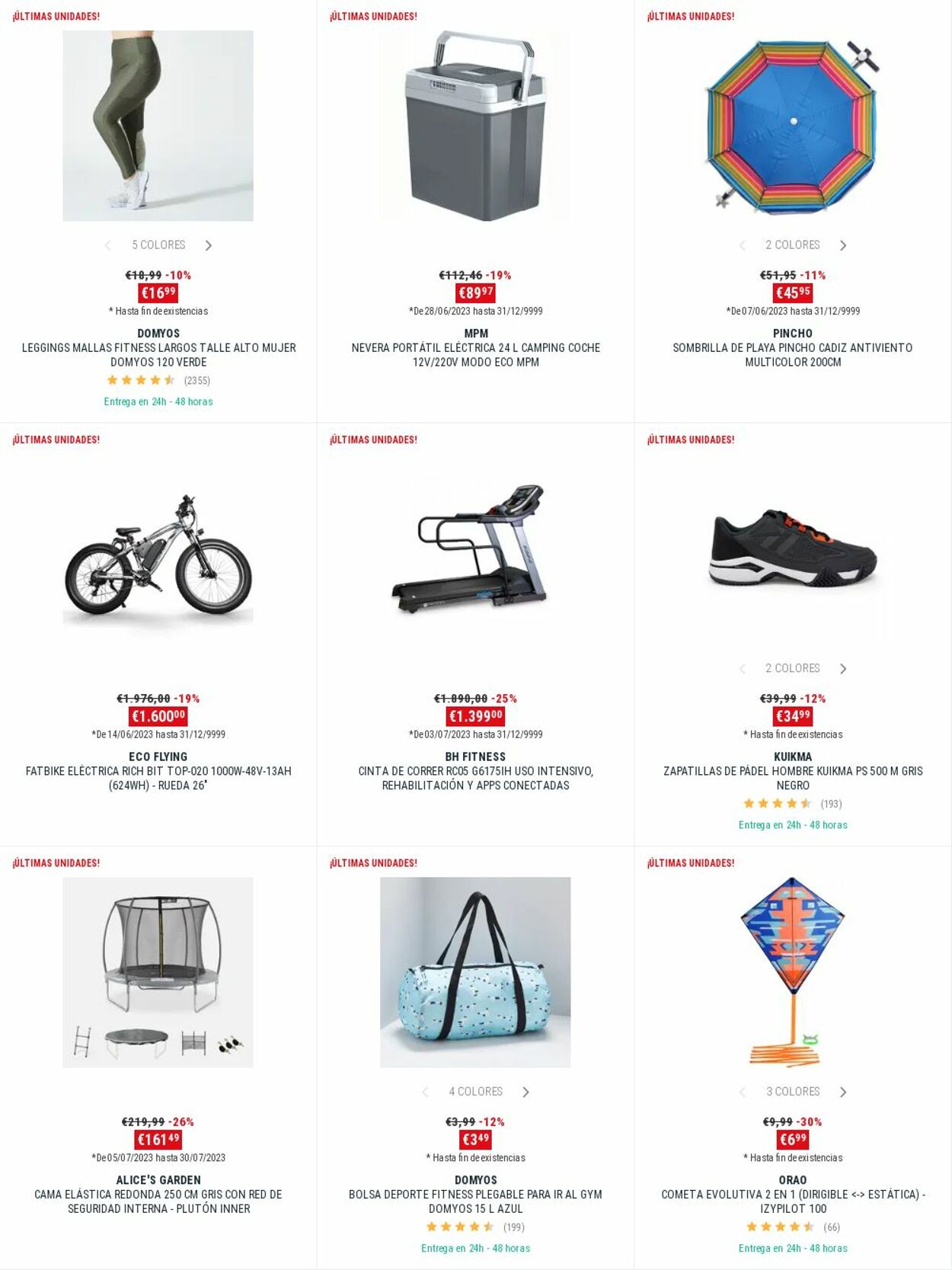 Folleto Decathlon 24.07.2023 - 09.08.2023