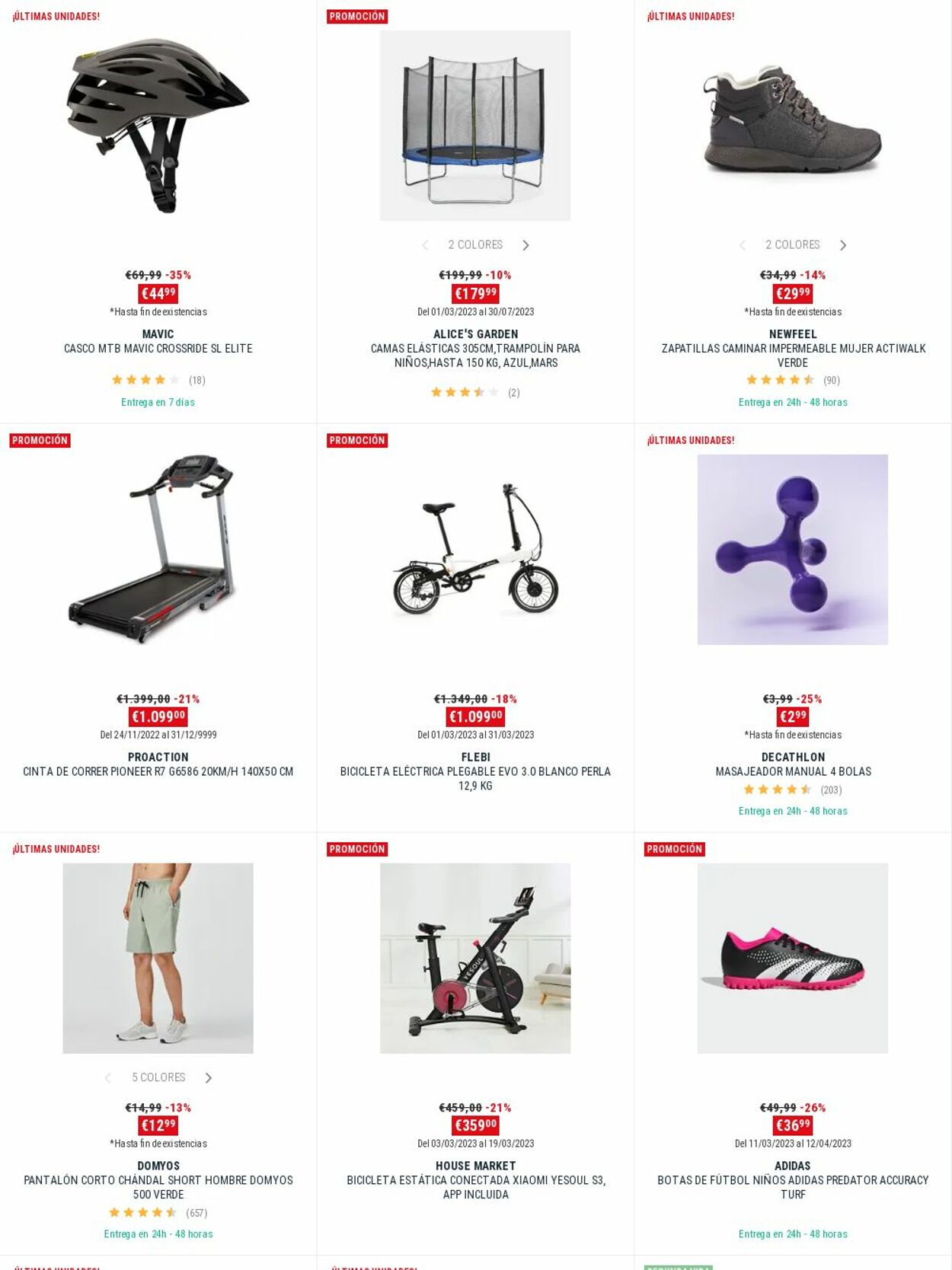 Folleto Decathlon 13.03.2023 - 27.03.2023