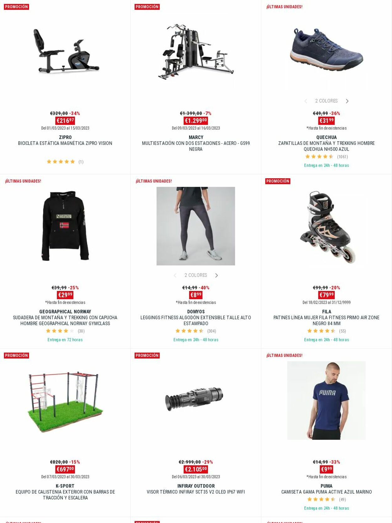 Folleto Decathlon 13.03.2023 - 27.03.2023