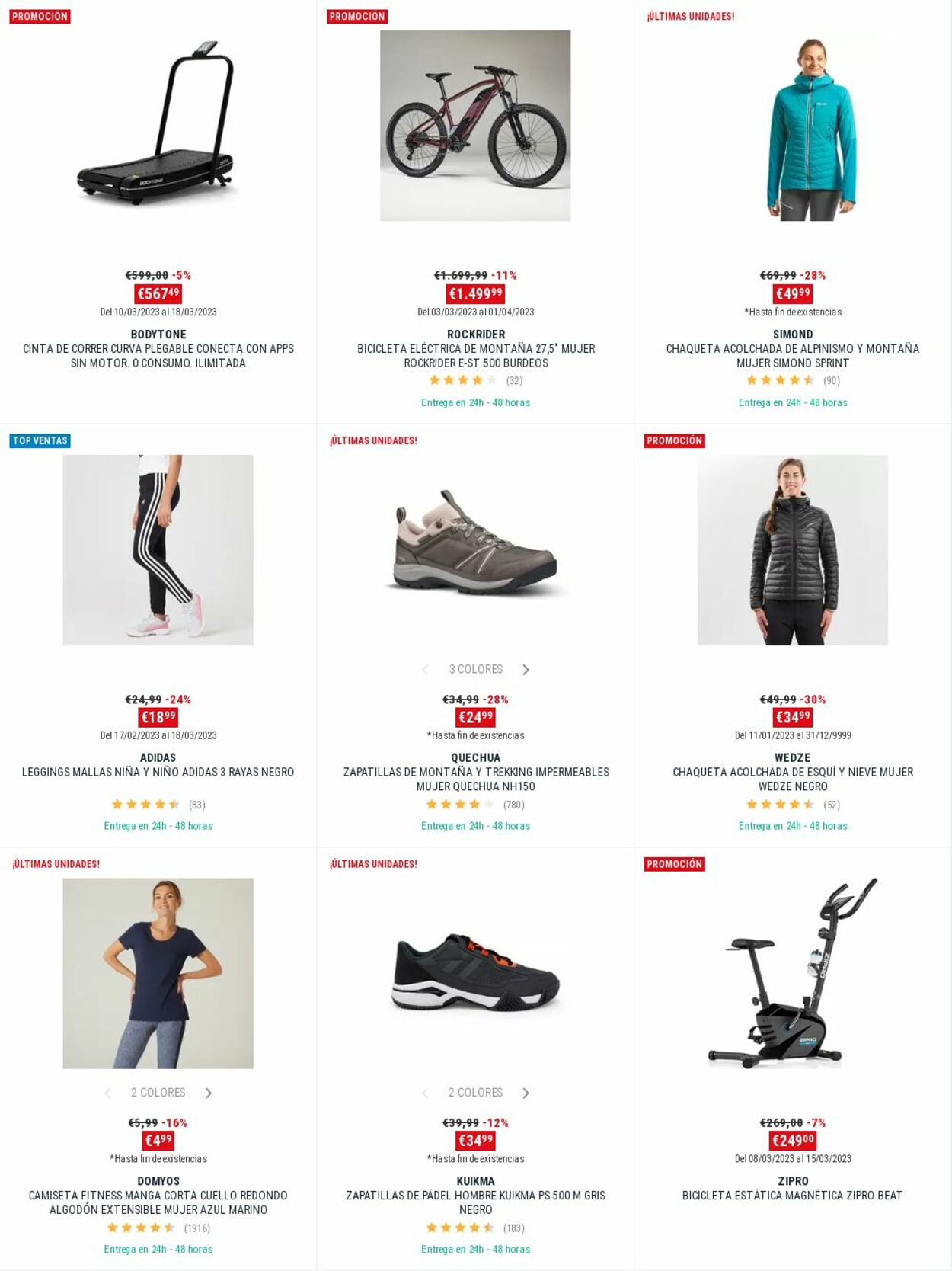 Folleto Decathlon 13.03.2023 - 27.03.2023