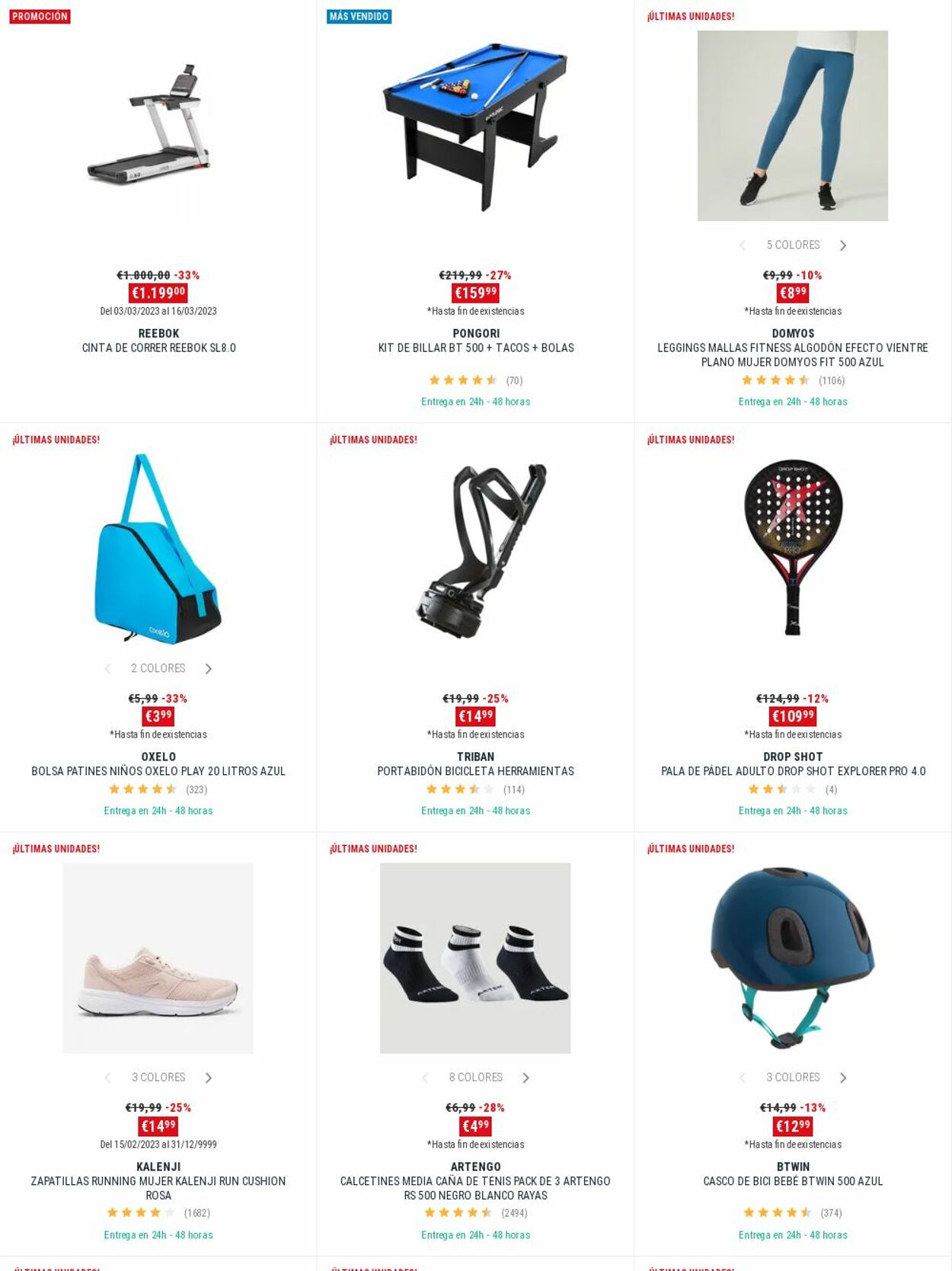 Folleto Decathlon 13.03.2023 - 27.03.2023