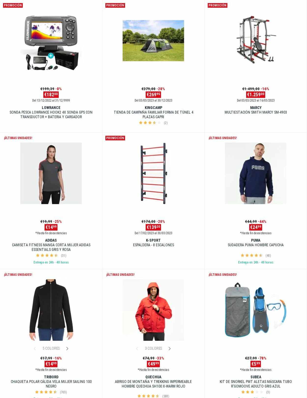 Folleto Decathlon 13.03.2023 - 27.03.2023