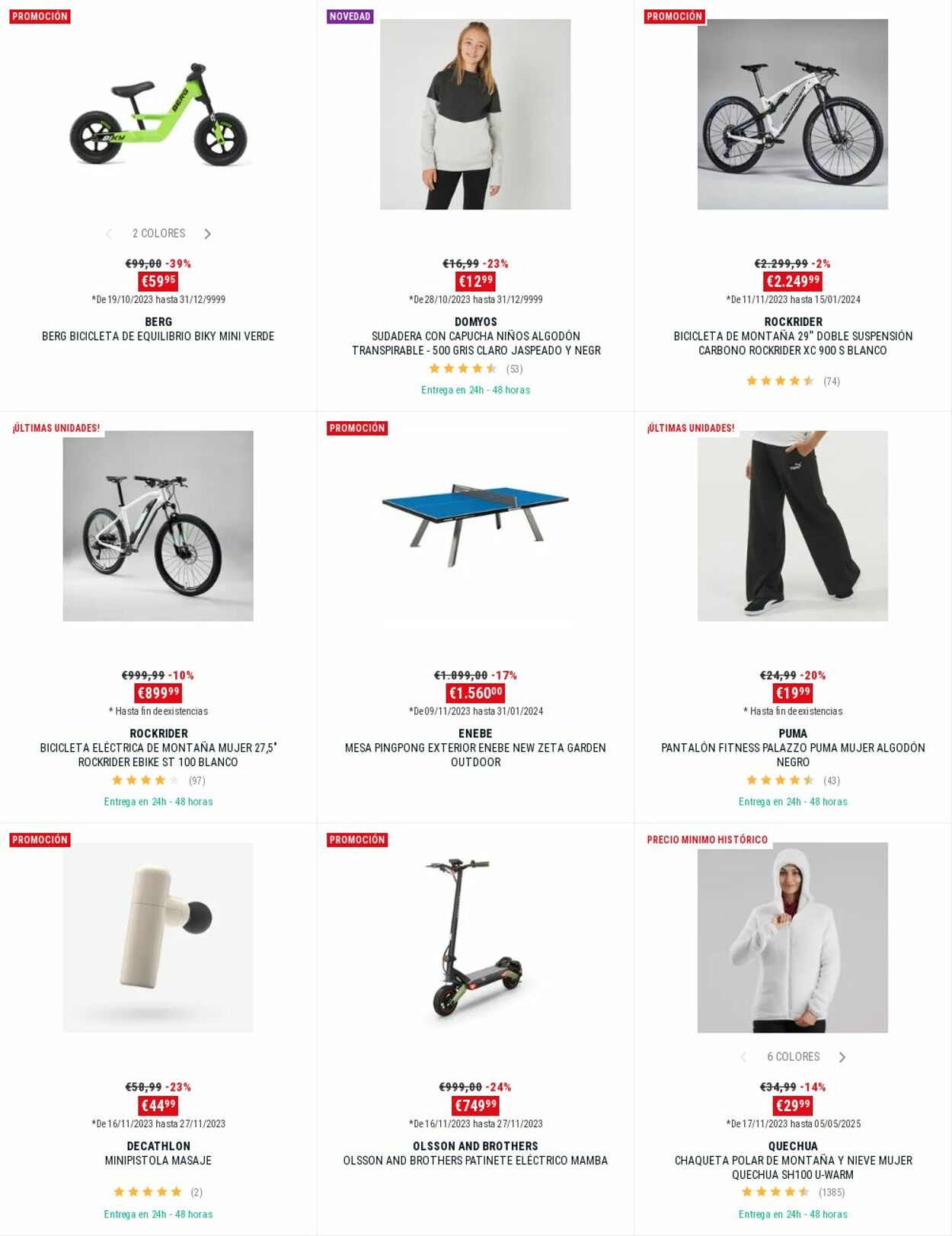 Folleto Decathlon 20.11.2023 - 26.11.2023