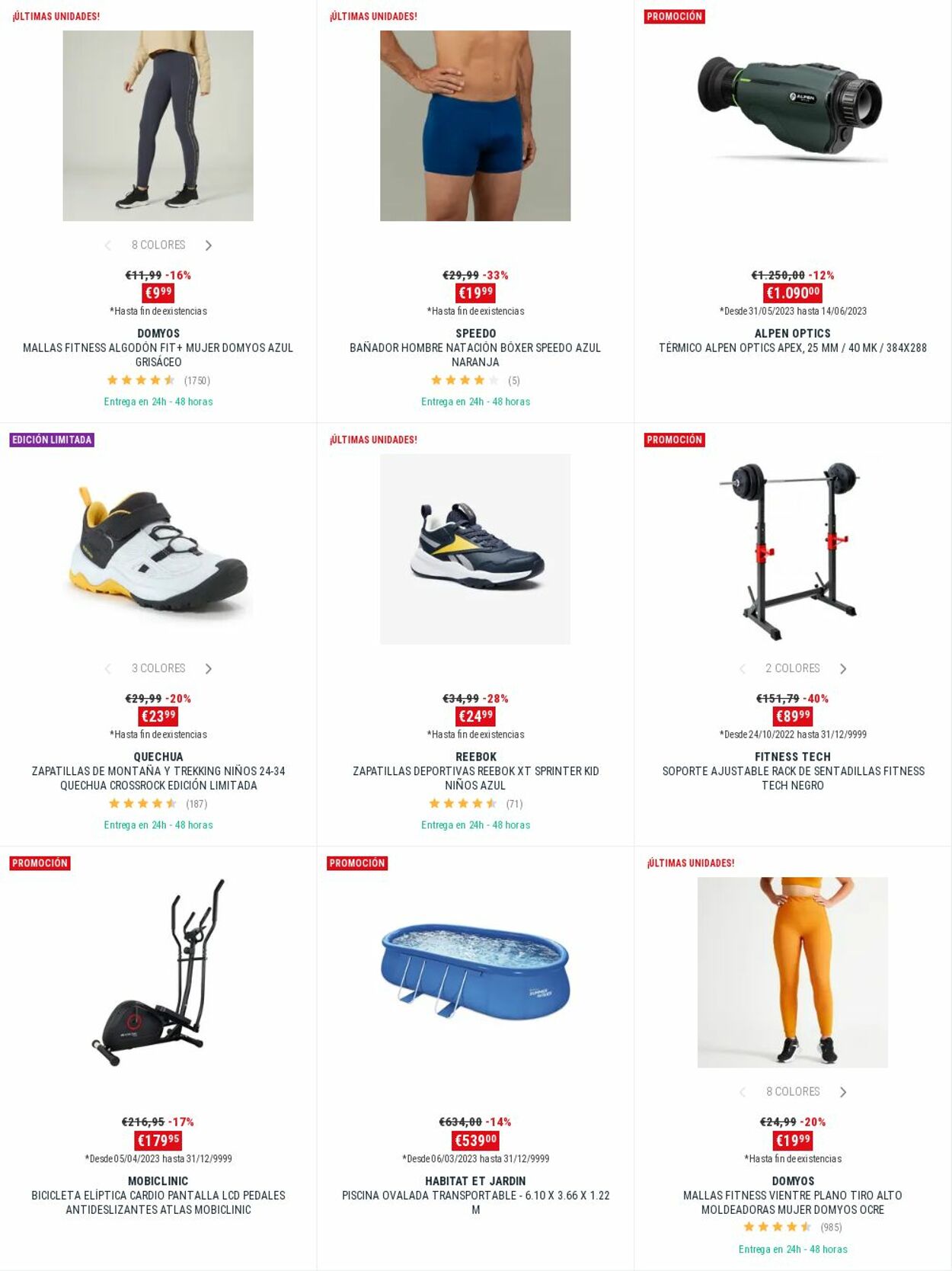 Folleto Decathlon 01.06.2023 - 30.06.2023