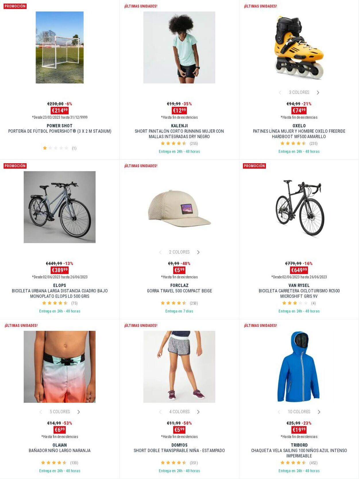 Folleto Decathlon 01.06.2023 - 30.06.2023