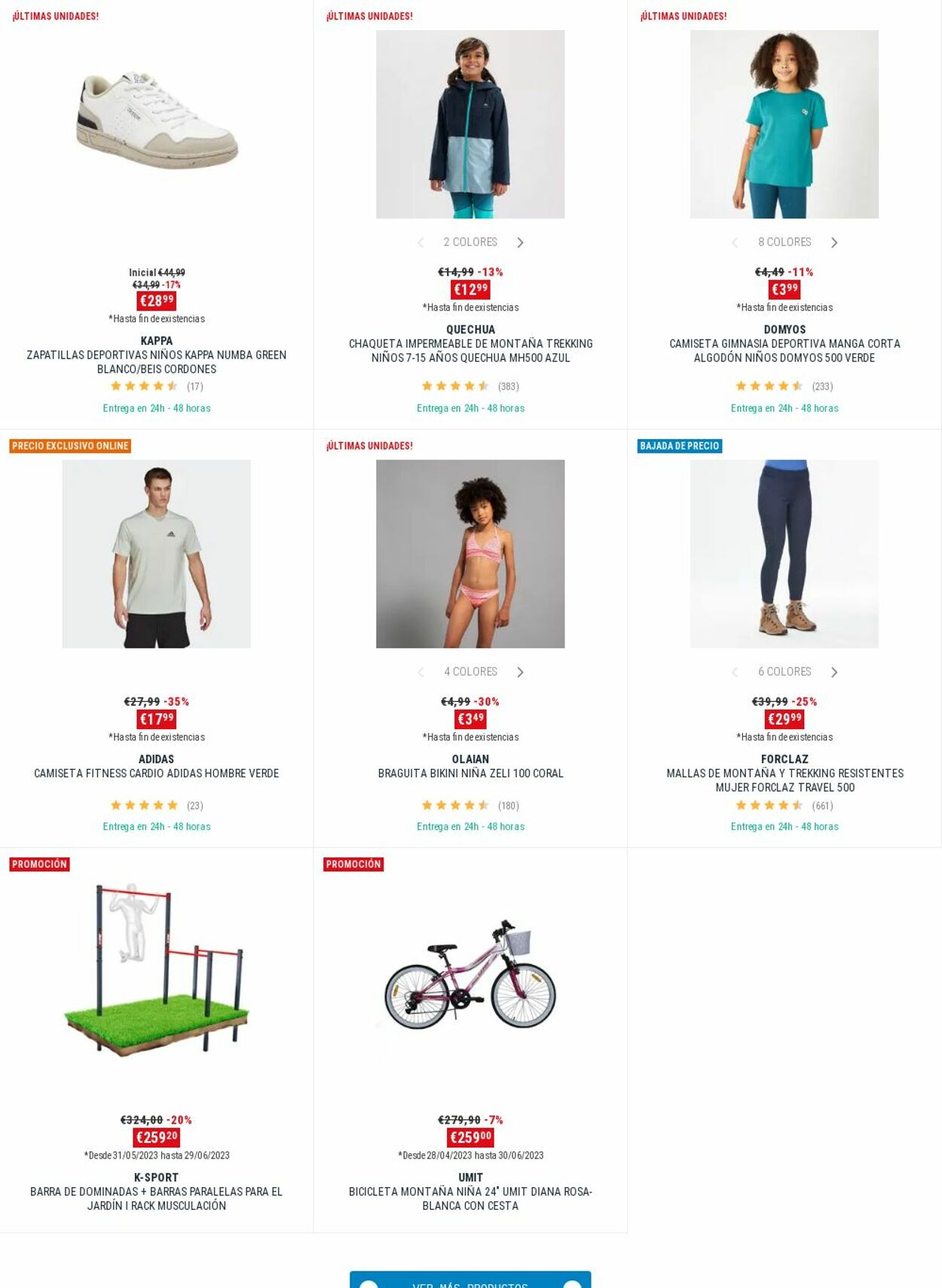 Folleto Decathlon 01.06.2023 - 30.06.2023