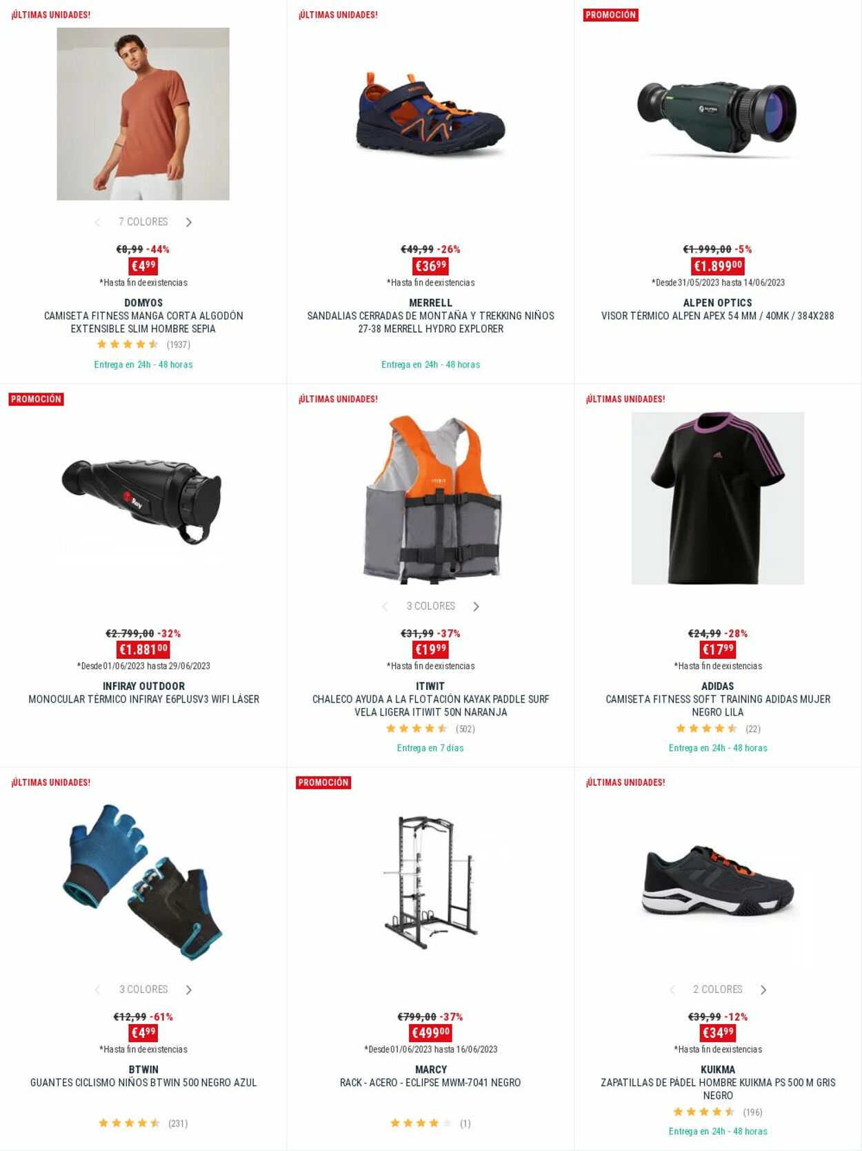 Folleto Decathlon 01.06.2023 - 30.06.2023