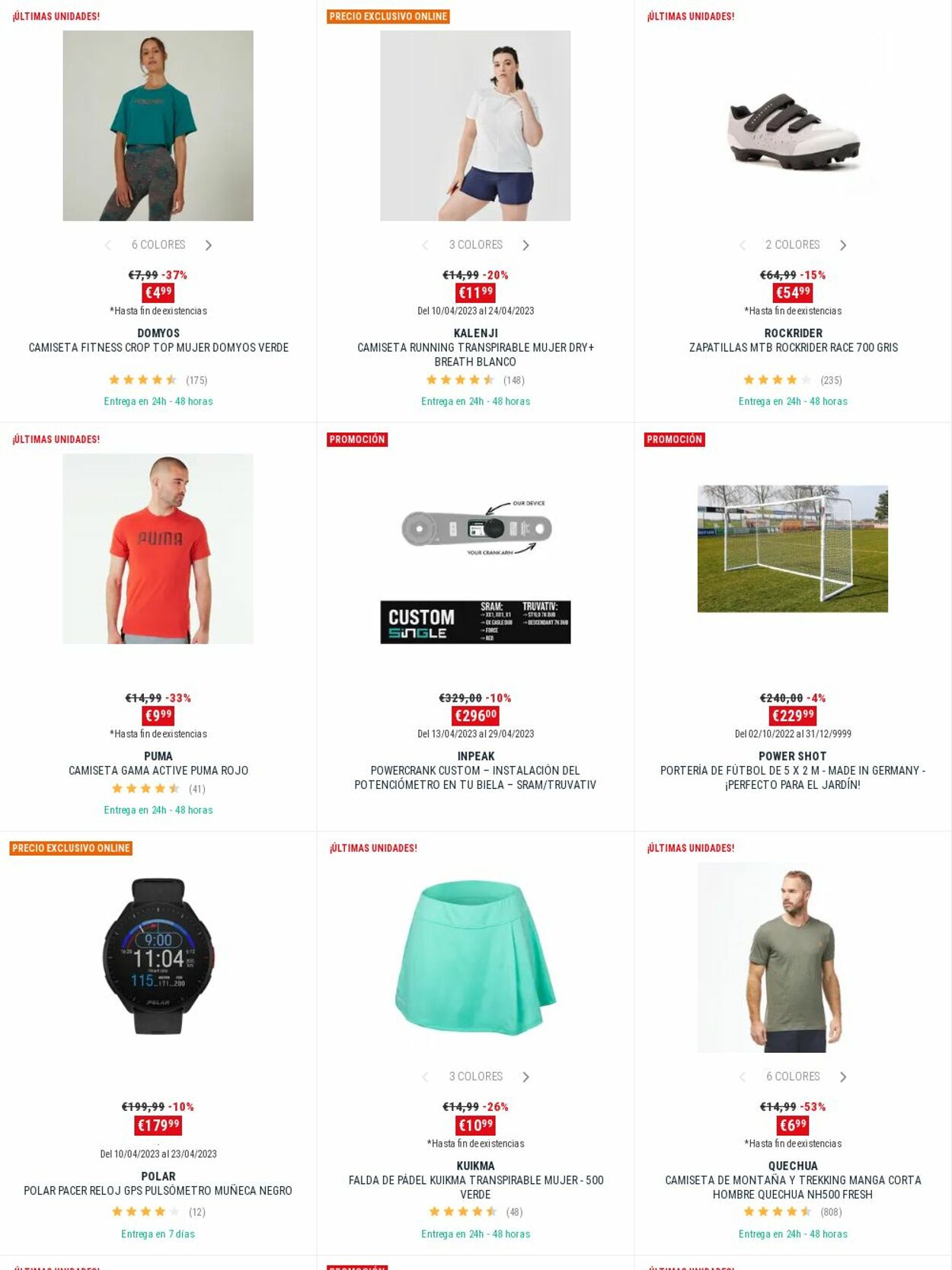 Folleto Decathlon 24.04.2023 - 10.05.2023