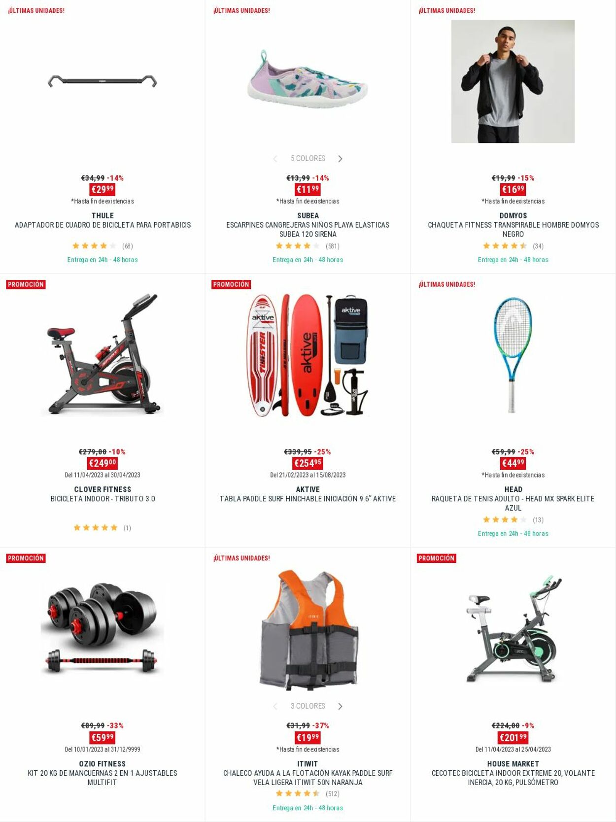 Folleto Decathlon 24.04.2023 - 10.05.2023