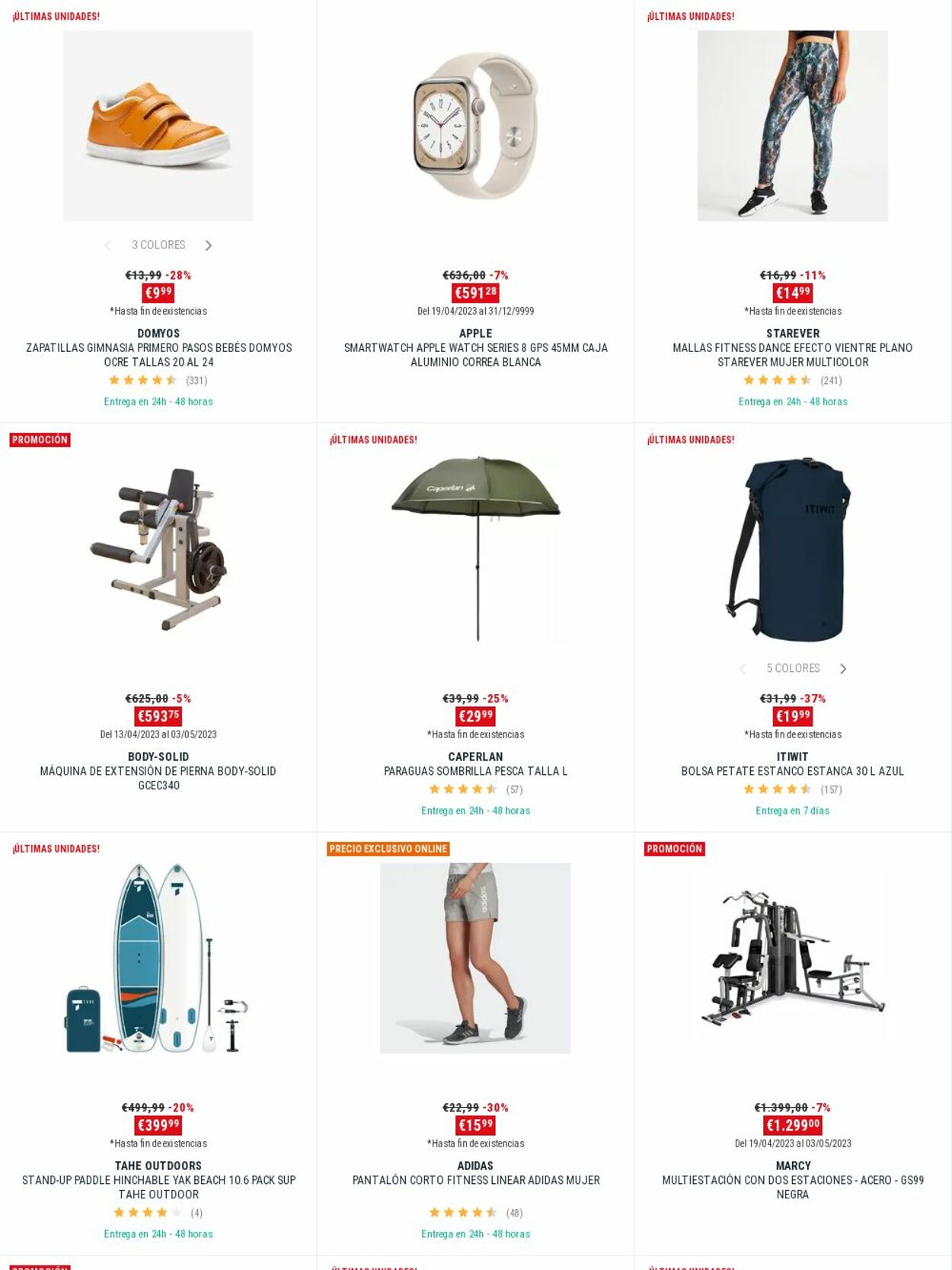 Folleto Decathlon 24.04.2023 - 10.05.2023