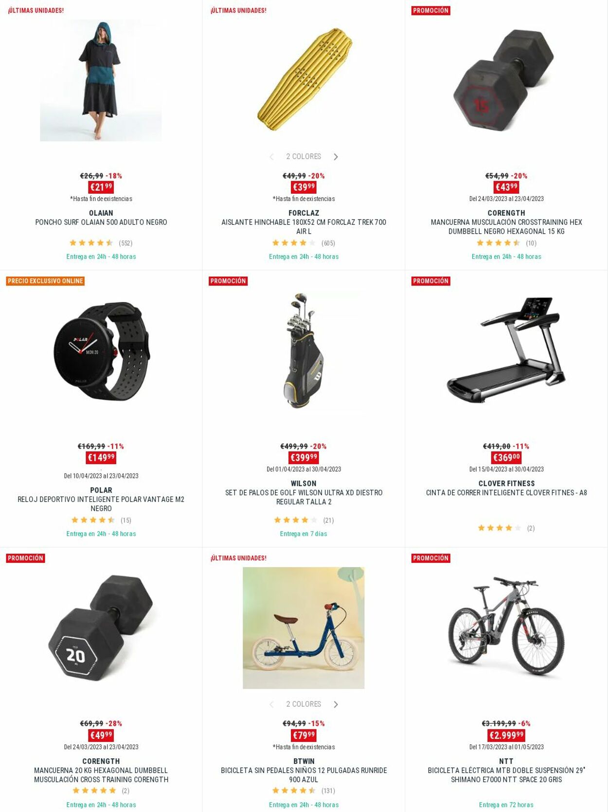 Folleto Decathlon 24.04.2023 - 10.05.2023