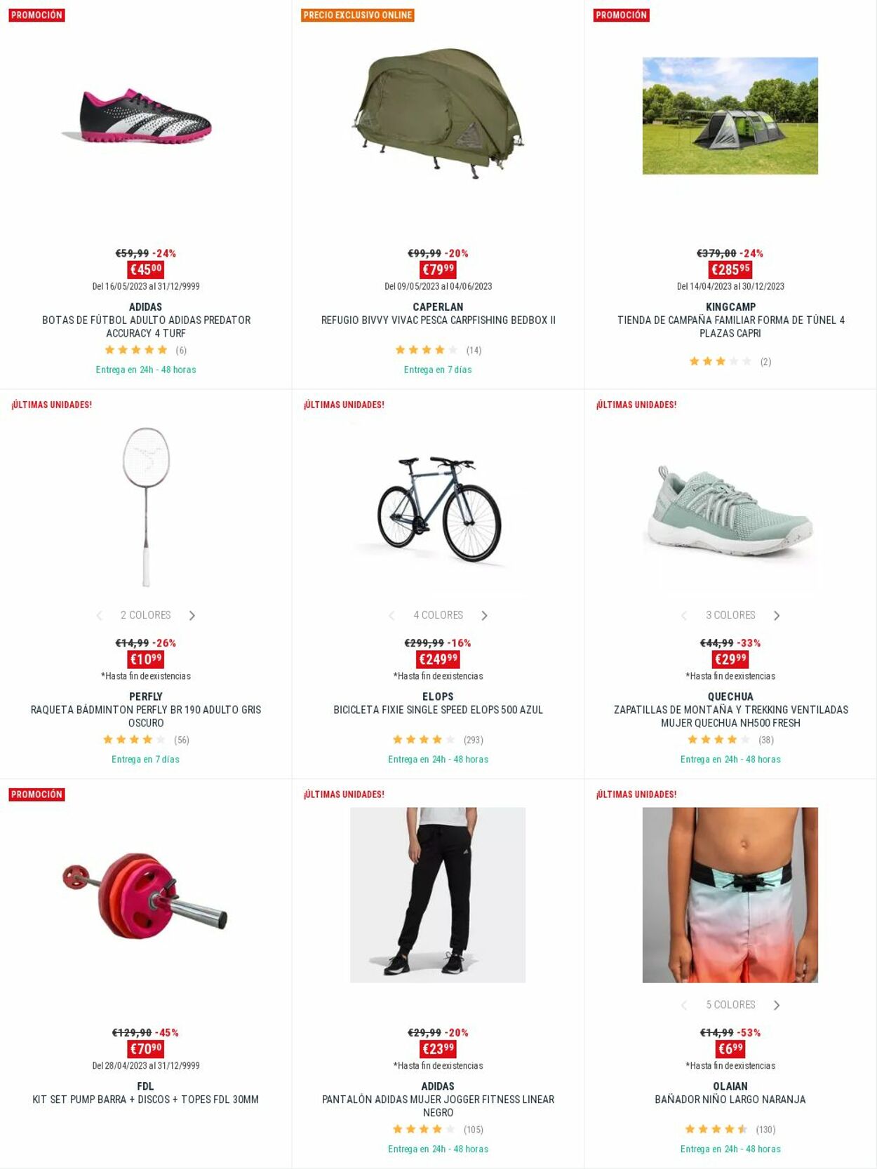 Folleto Decathlon 25.05.2023 - 07.06.2023