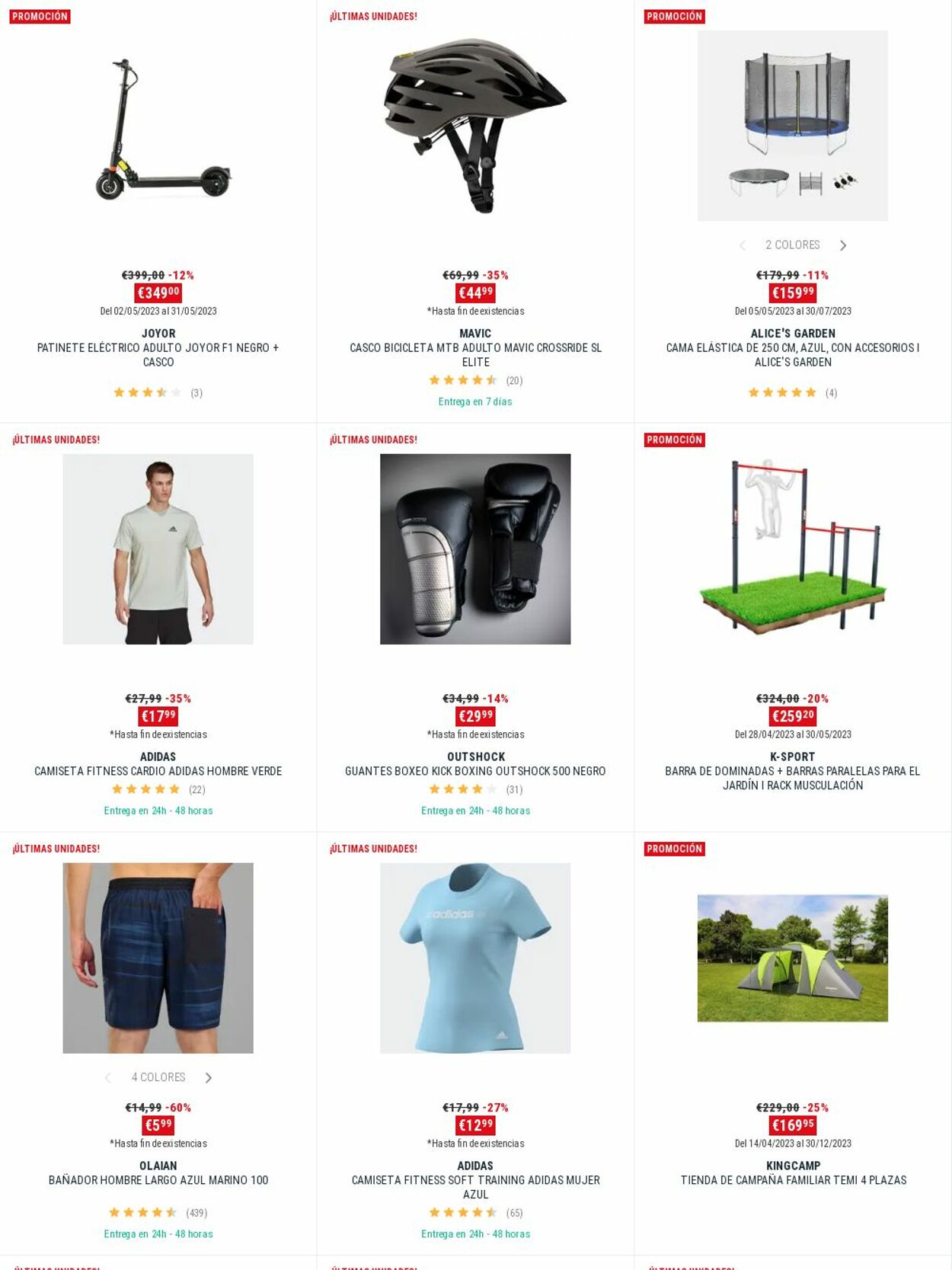 Folleto Decathlon 25.05.2023 - 07.06.2023