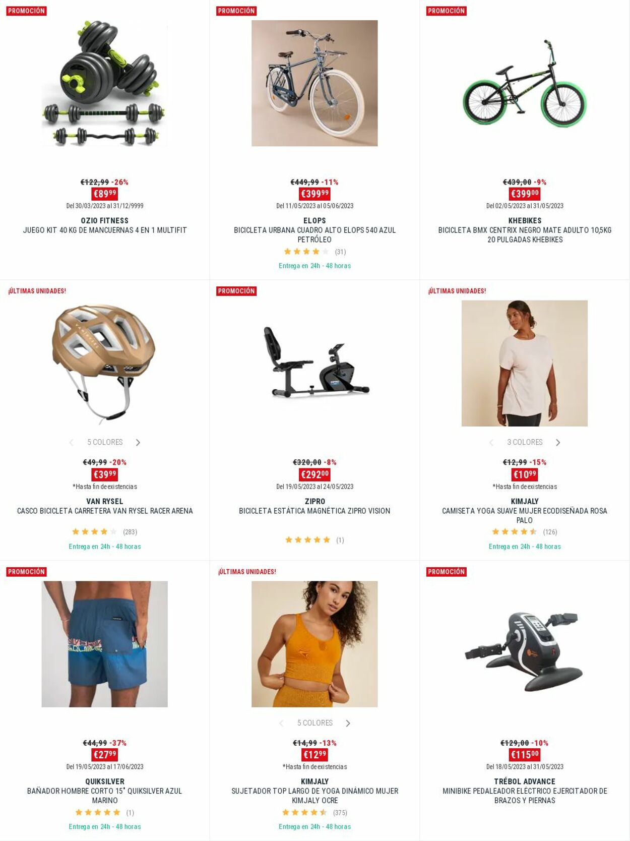 Folleto Decathlon 25.05.2023 - 07.06.2023