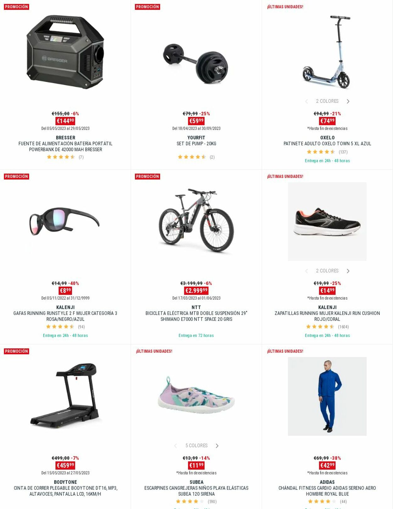 Folleto Decathlon 25.05.2023 - 07.06.2023