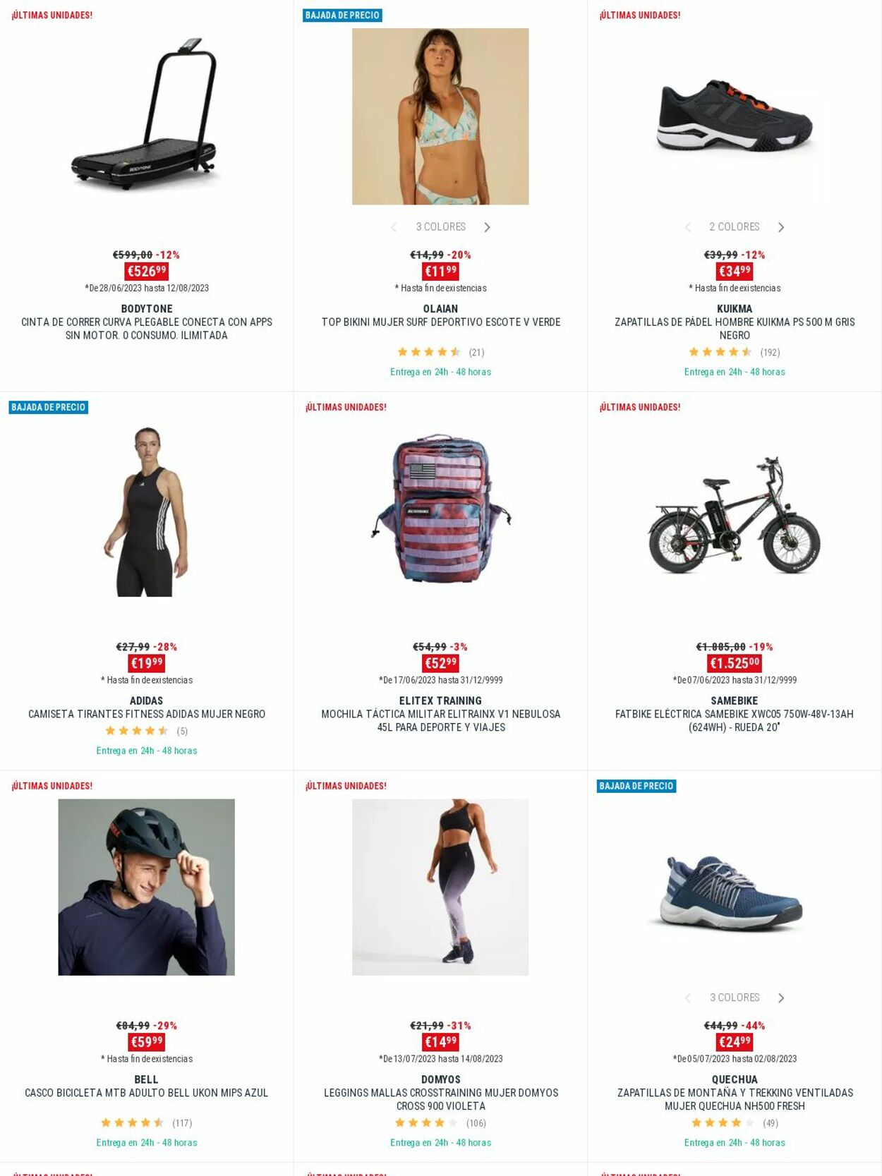 Folleto Decathlon 24.07.2023 - 30.07.2023