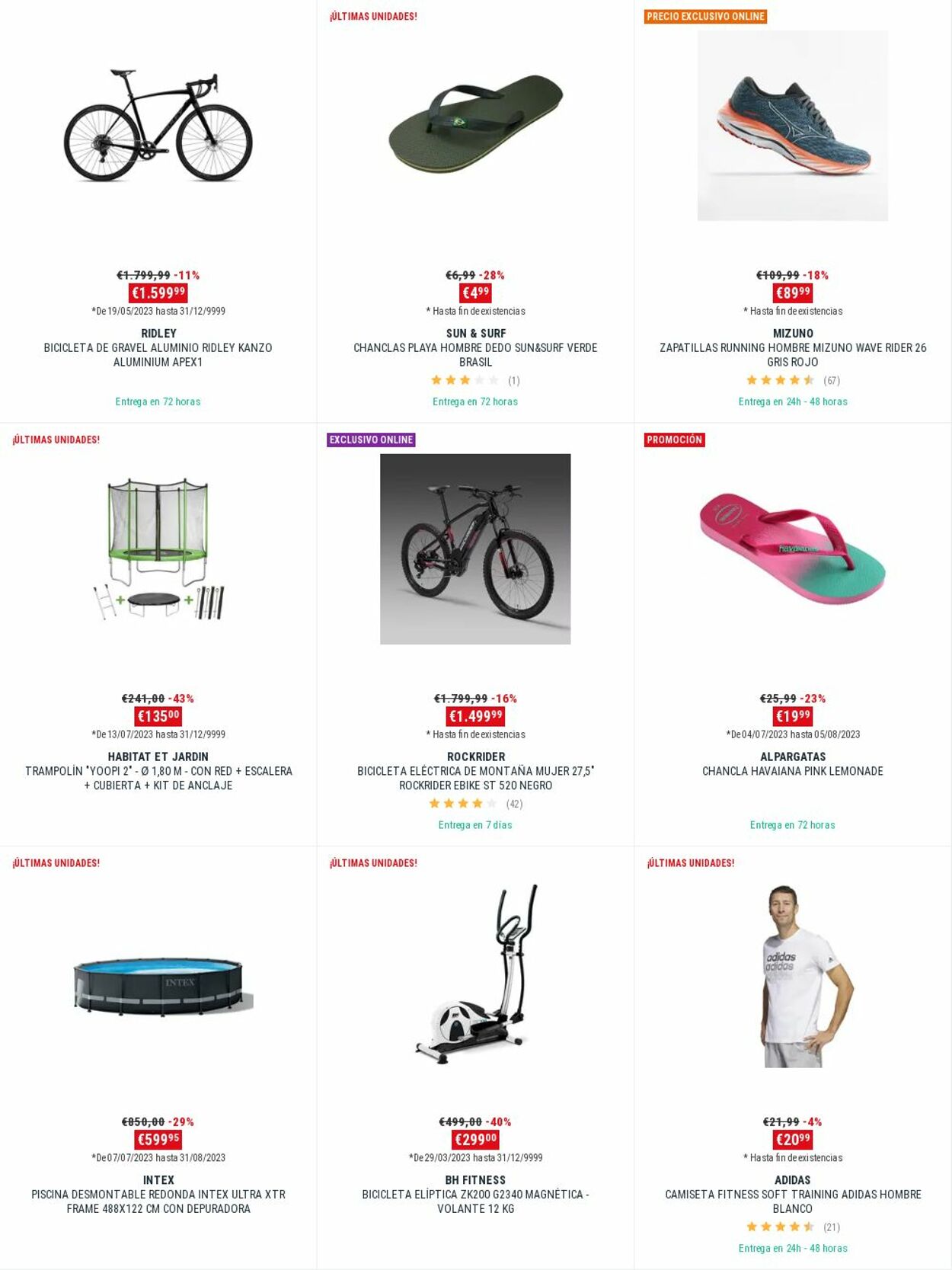 Folleto Decathlon 24.07.2023 - 30.07.2023