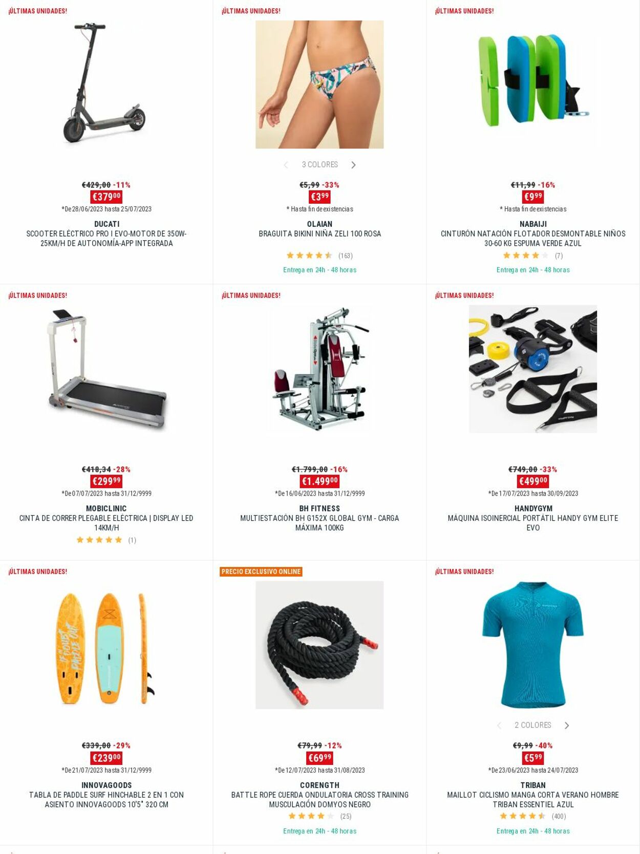 Folleto Decathlon 24.07.2023 - 30.07.2023