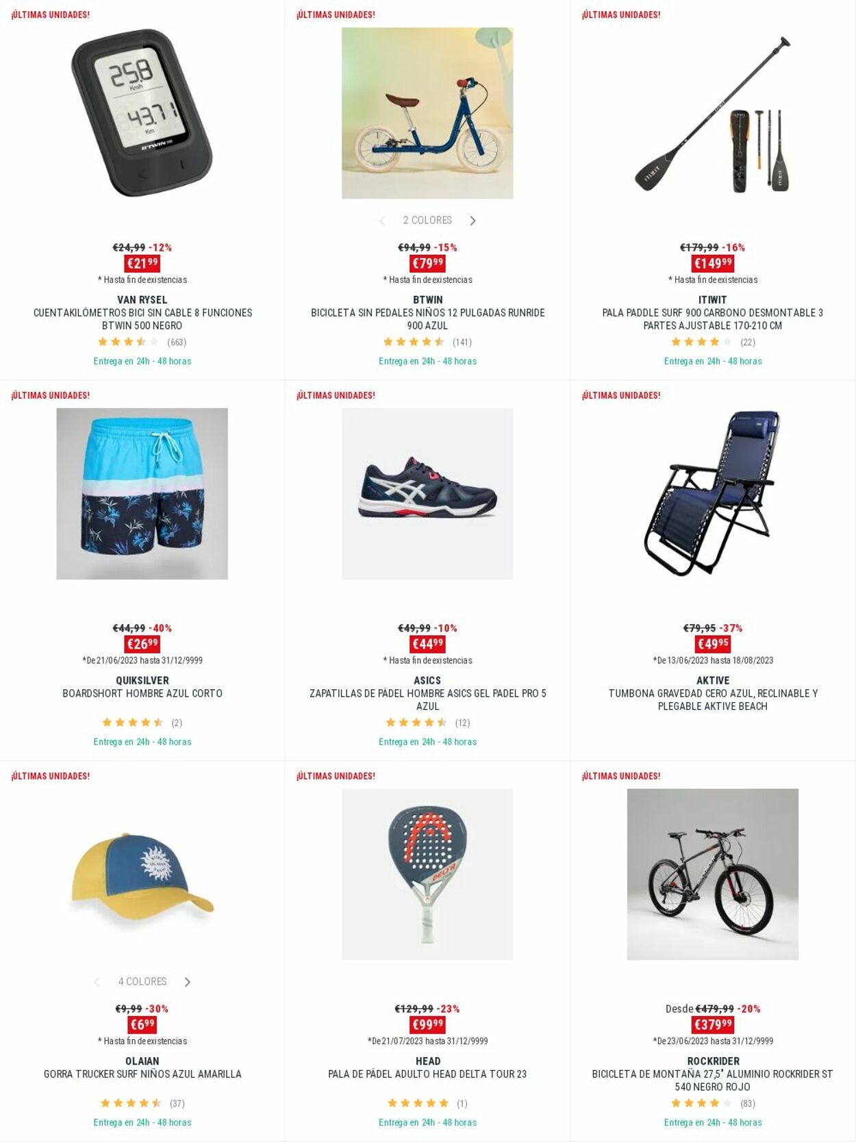 Folleto Decathlon 24.07.2023 - 30.07.2023