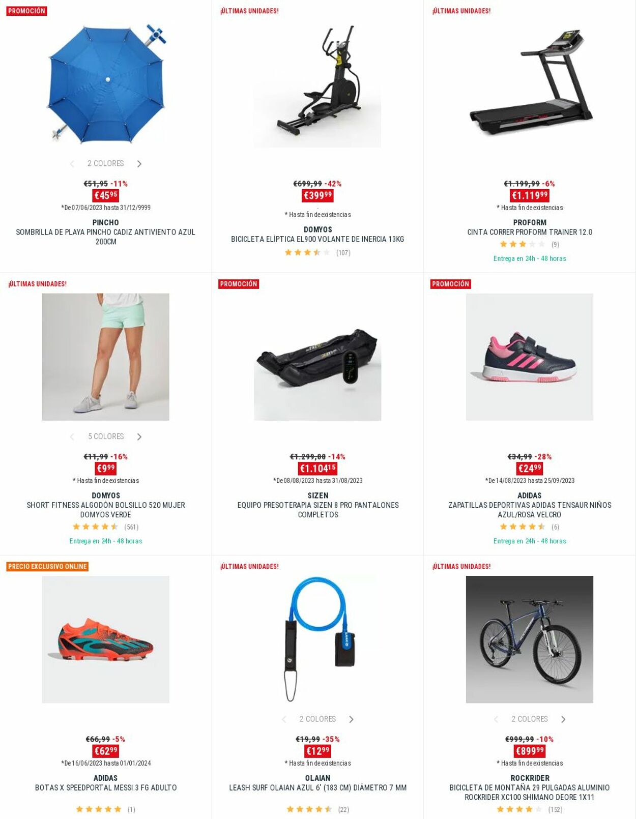 Folleto Decathlon 28.08.2023 - 06.09.2023