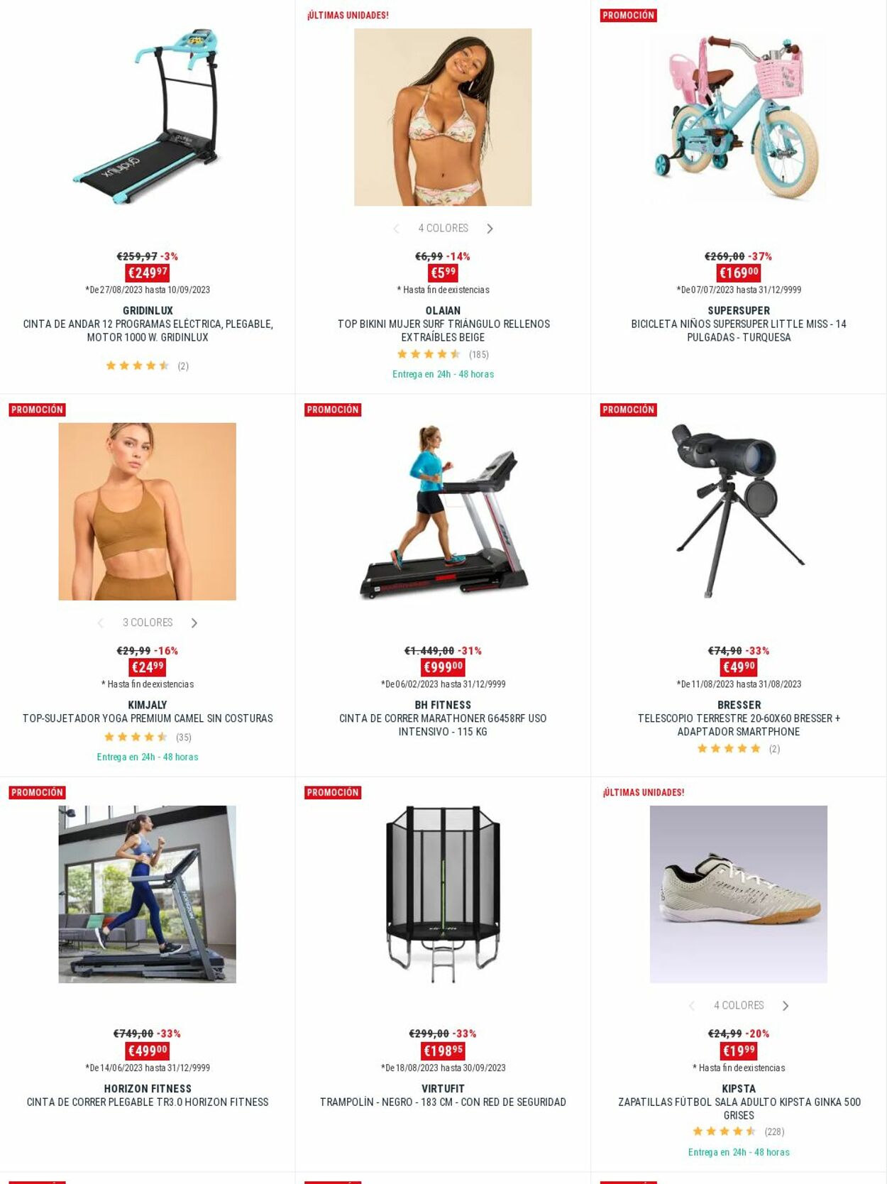 Folleto Decathlon 28.08.2023 - 06.09.2023