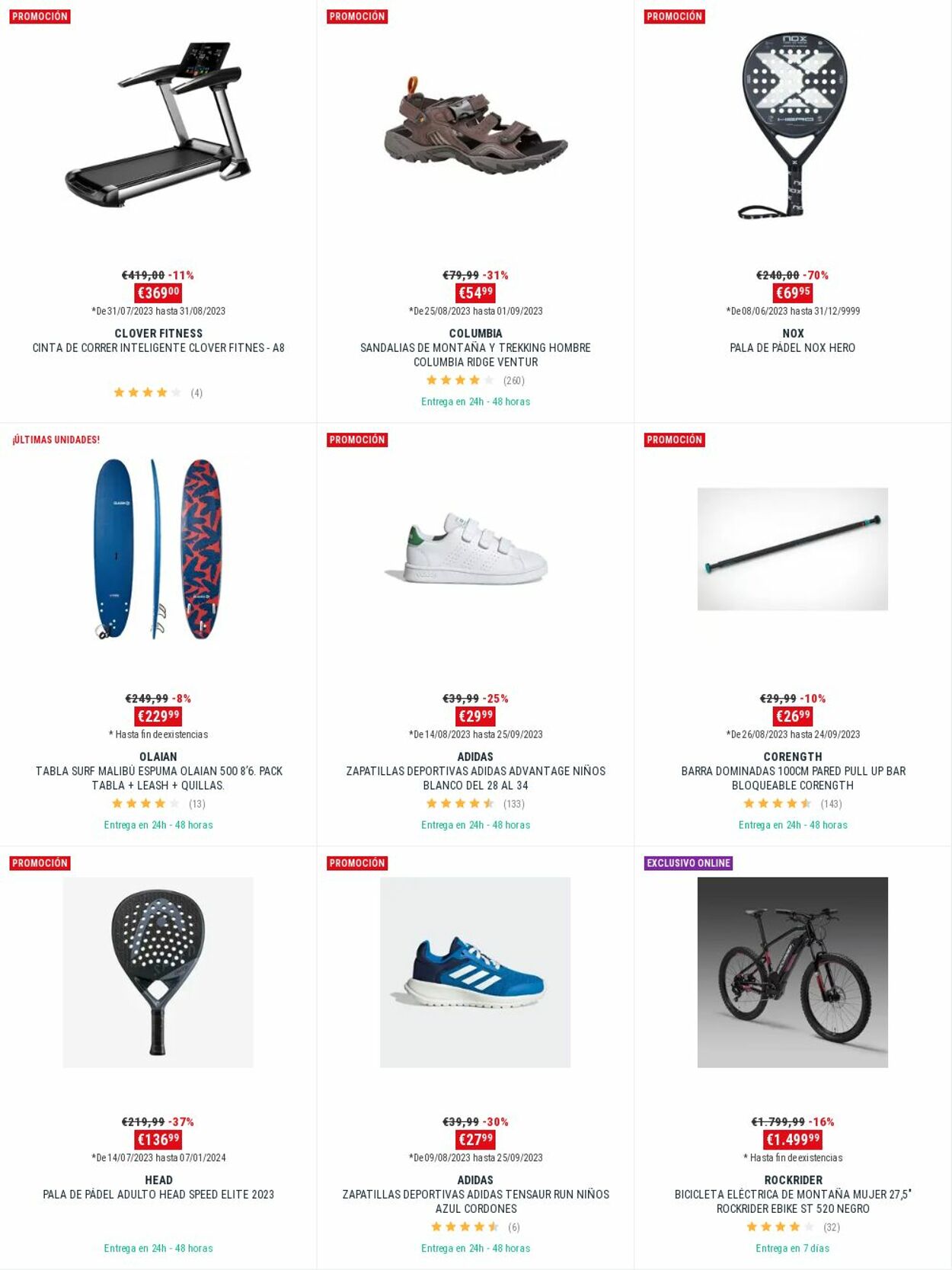 Folleto Decathlon 28.08.2023 - 06.09.2023