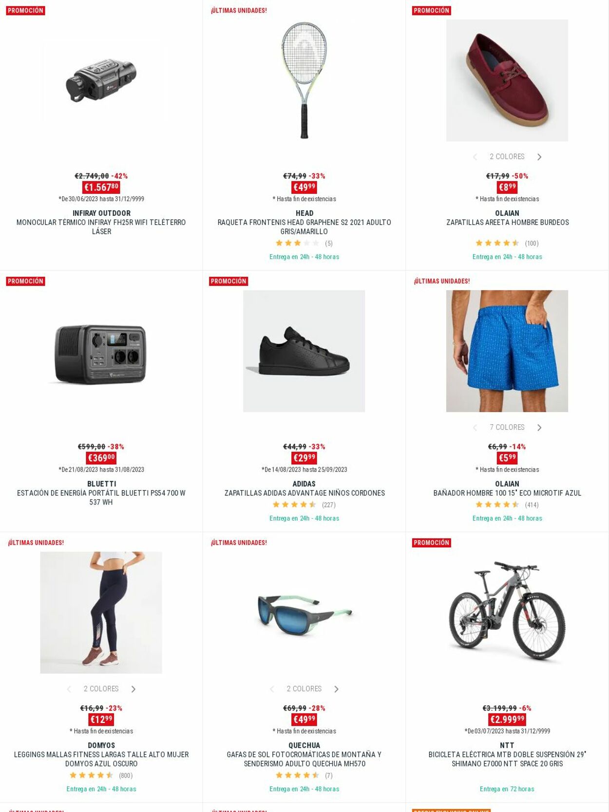 Folleto Decathlon 28.08.2023 - 06.09.2023