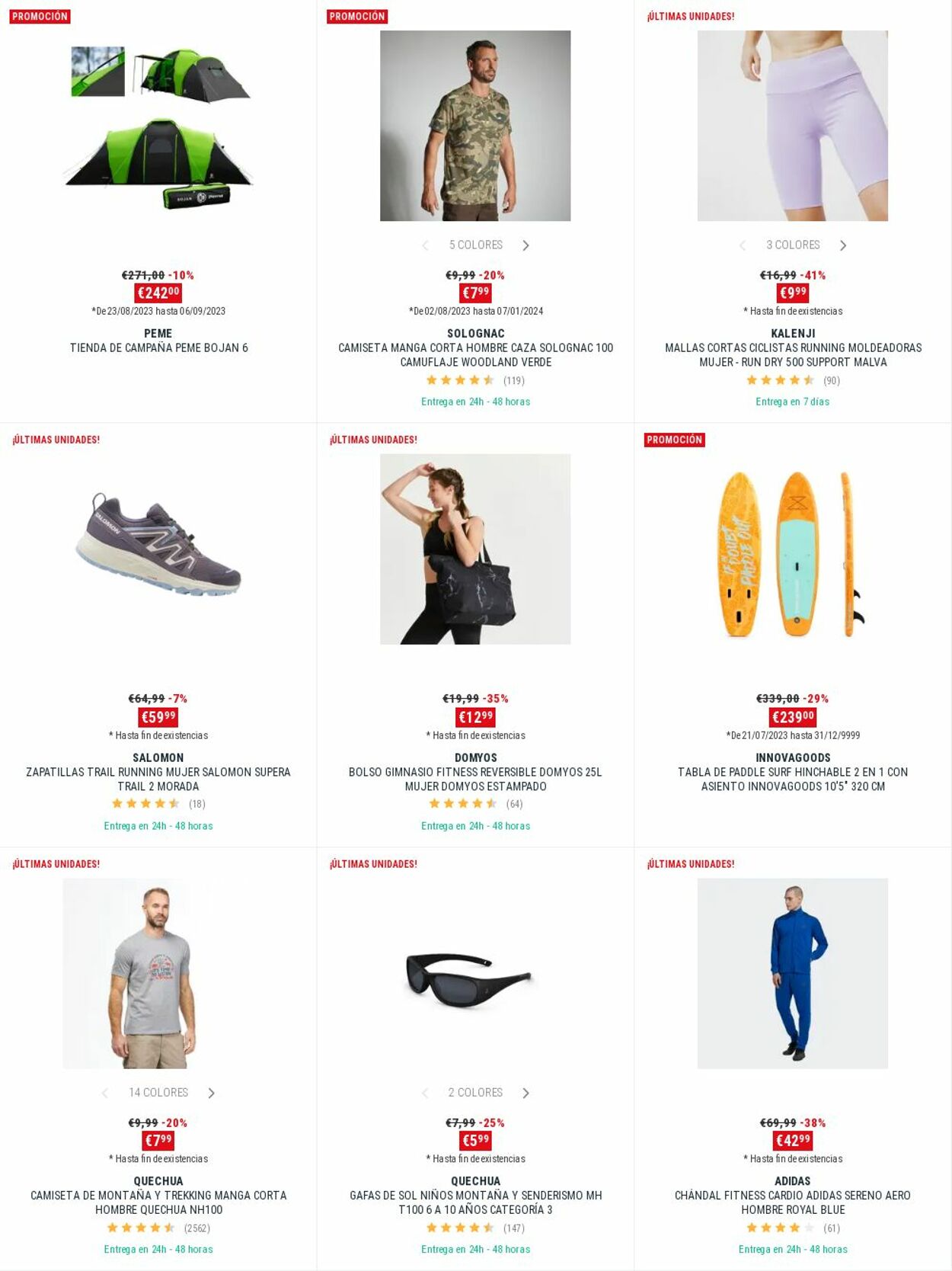 Folleto Decathlon 28.08.2023 - 06.09.2023