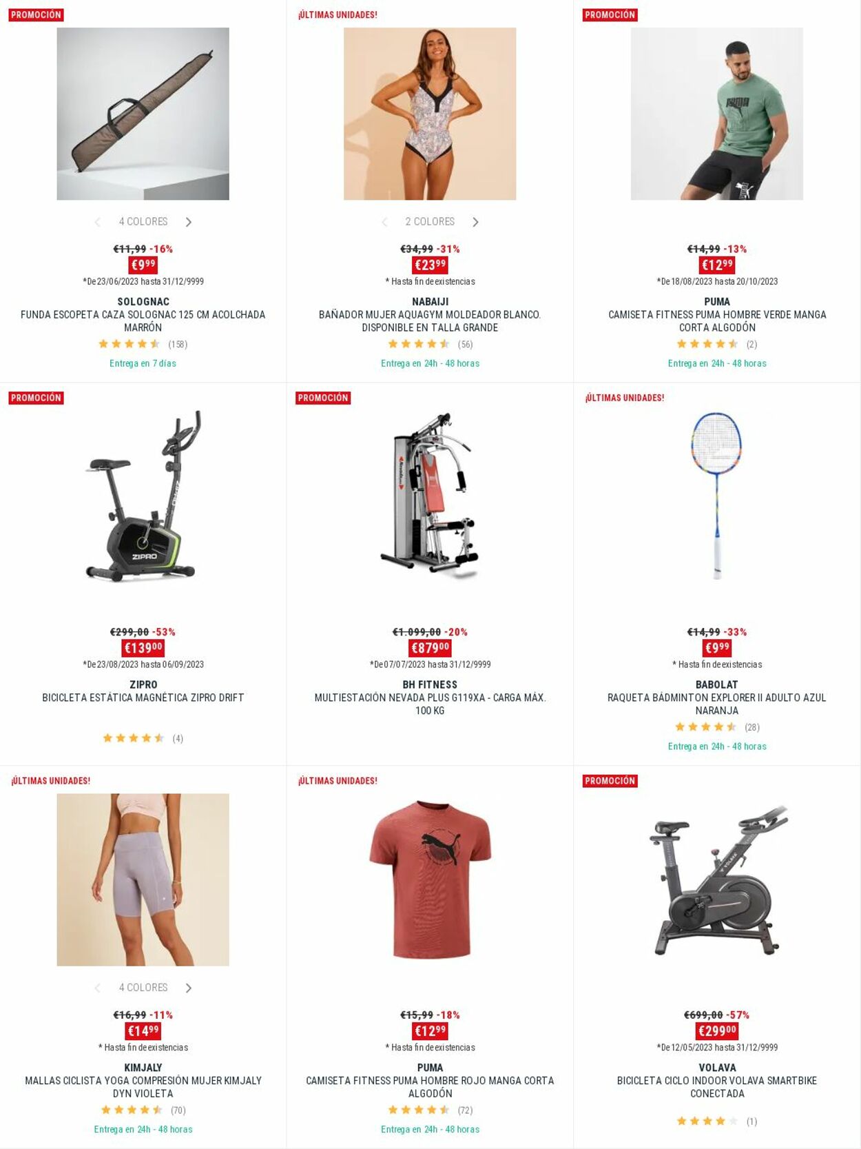 Folleto Decathlon 28.08.2023 - 06.09.2023